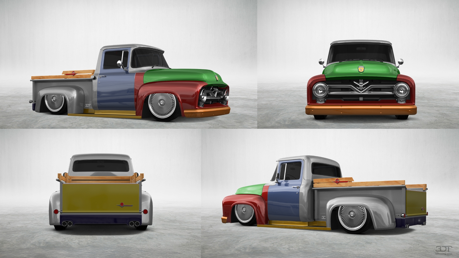 Ford F-100 2 Door truck 1956 tuning