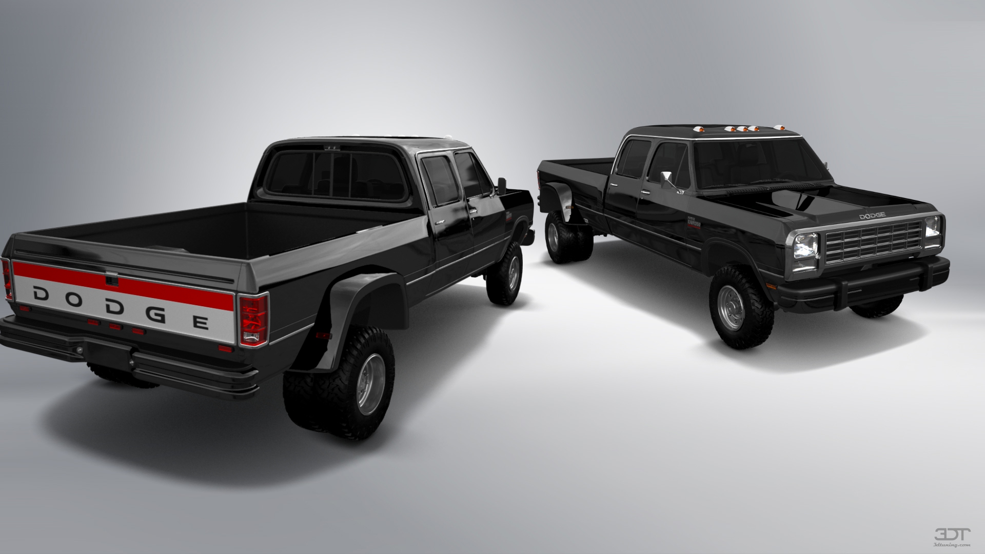 Dodge Ram 350 4 Door pickup truck 1991 tuning