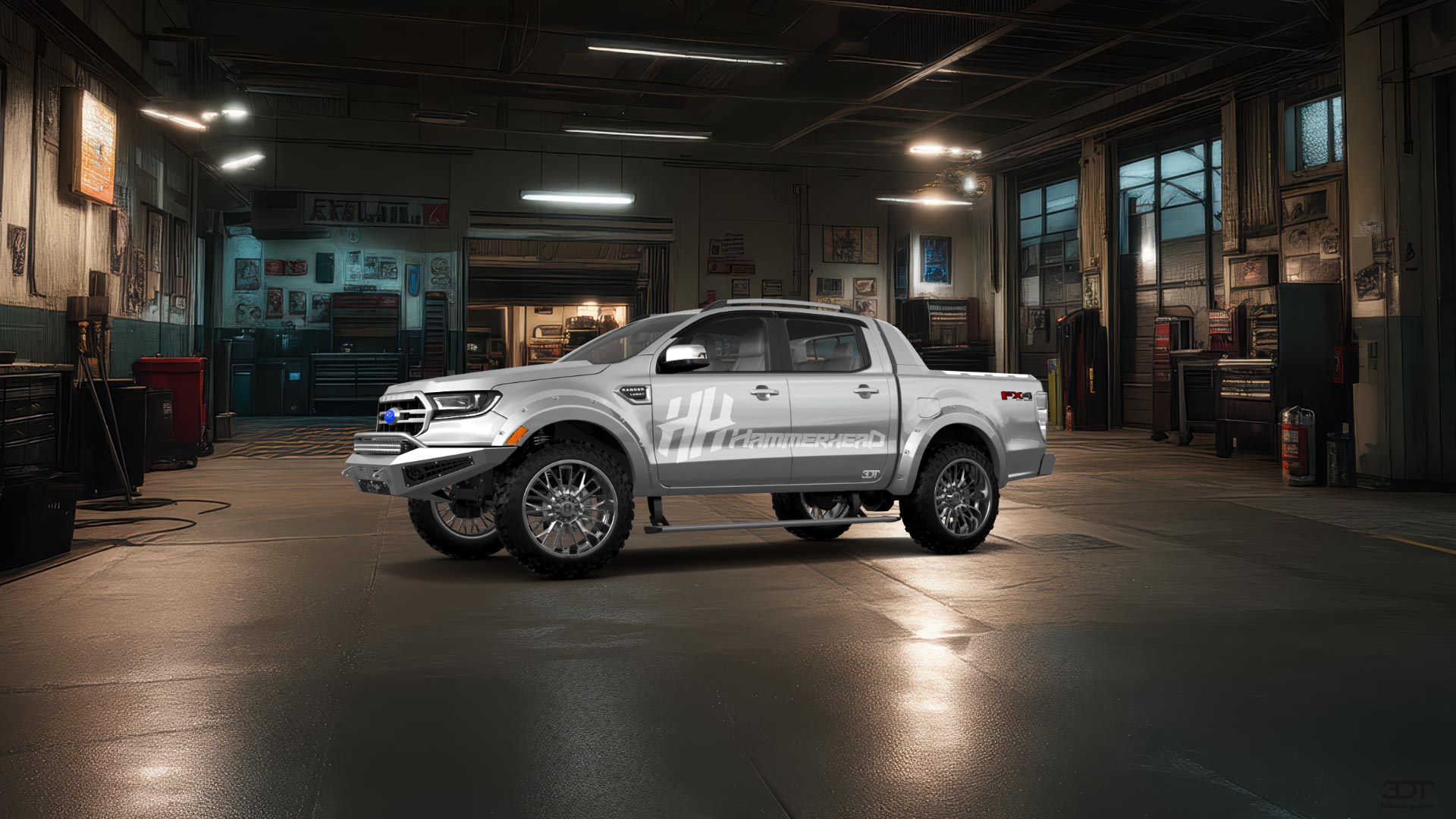 Ford Ranger 4 Door pickup truck 2019 tuning