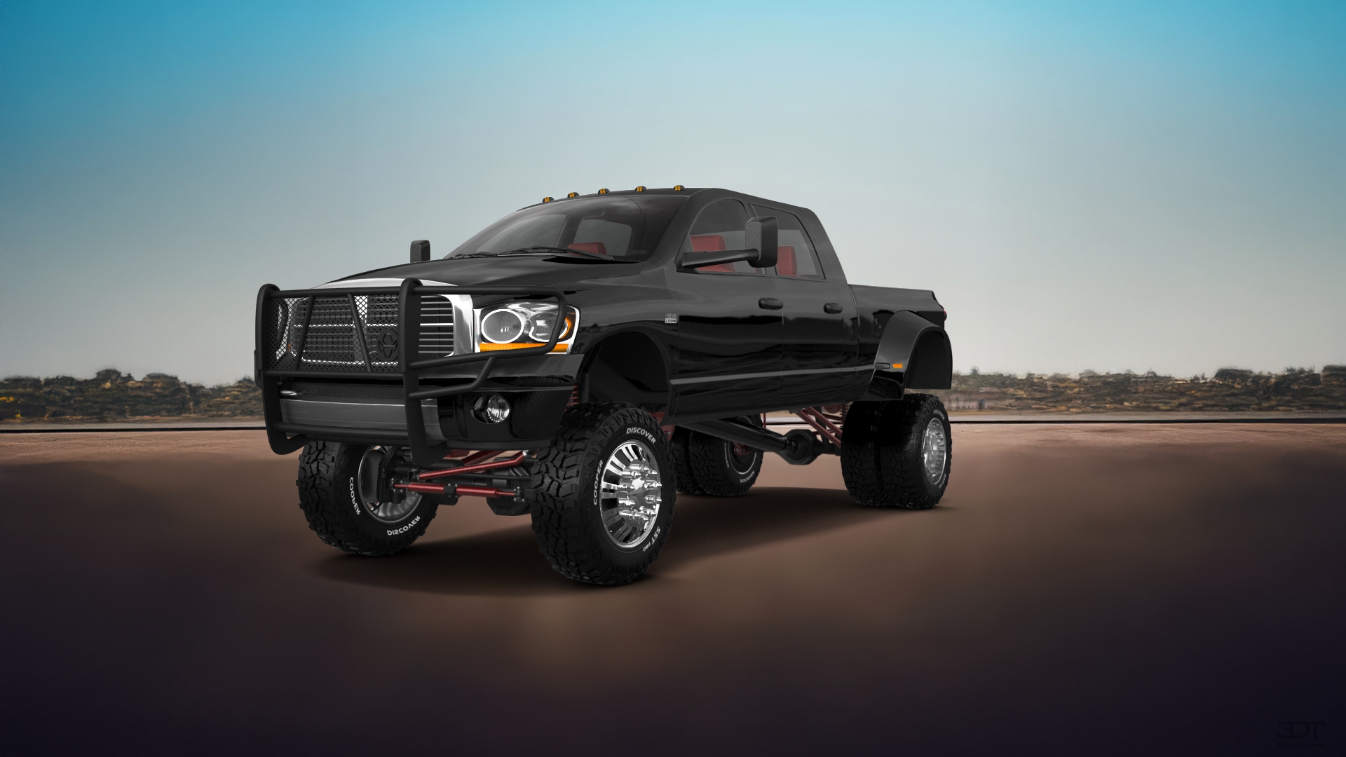 Dodge Ram 3500 Dually 4 Door pickup truck 2007