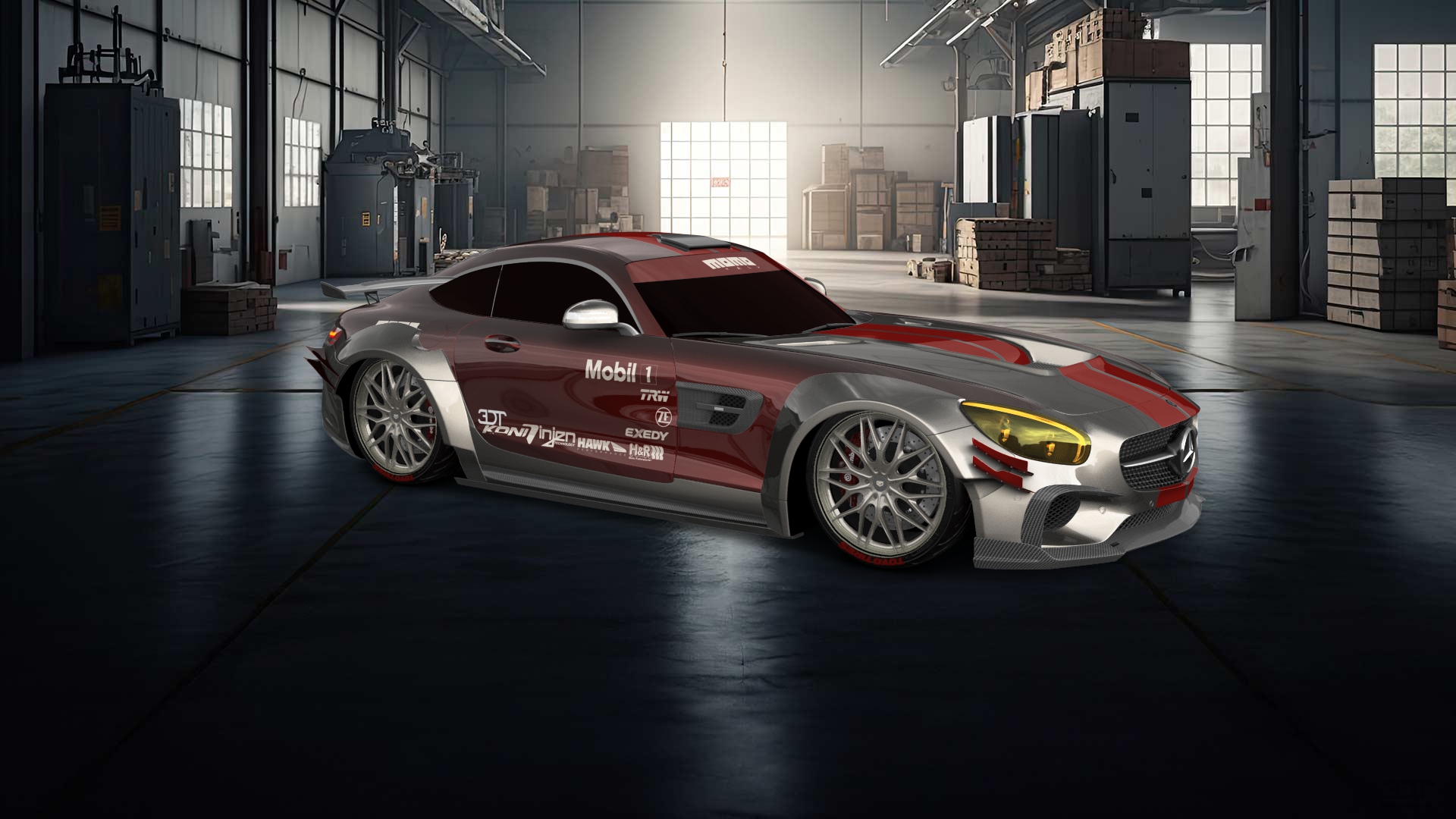 Mercedes AMG GT 2 door fastback coupe 2015