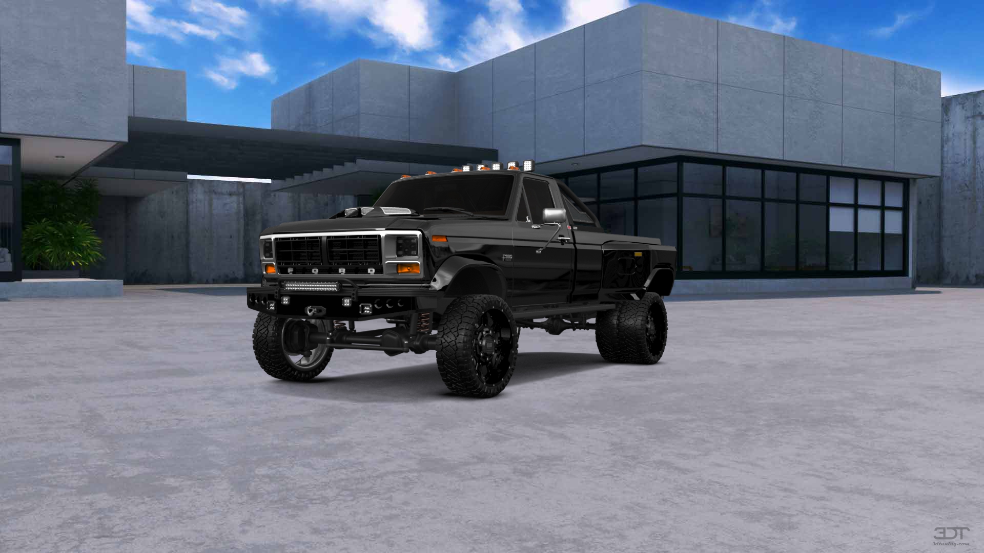 Ford F-350 Dually Regular Cab 2 Door pickup truck 1980 tuning