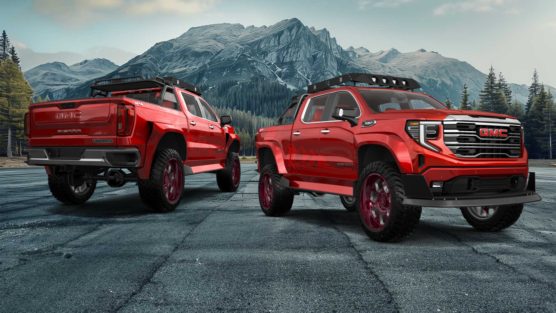 GMC Sierra 1500 Crew Cab 5.8 ft box 4 Door pickup truck 2023