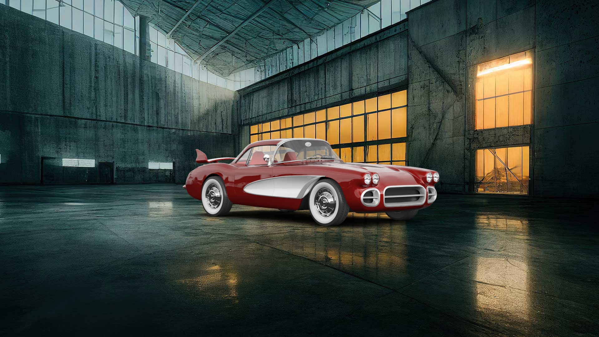 Chevrolet Corvette Convertible Coupe 1958 tuning