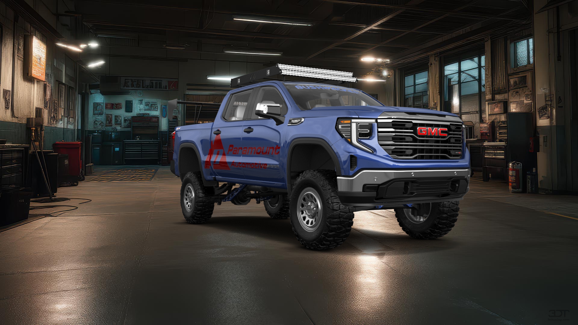 GMC Sierra 1500 Crew Cab 5.8 ft box 4 Door pickup truck 2023 tuning
