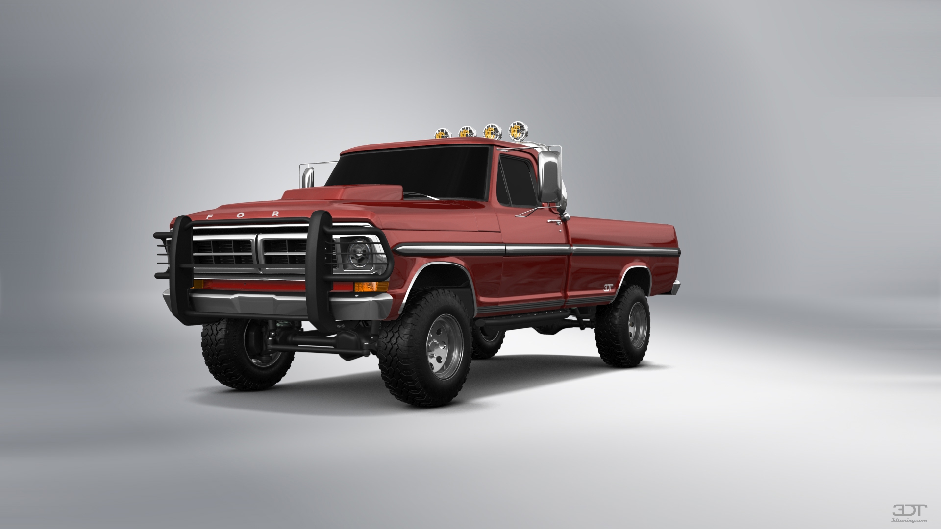 Ford F-250 2 Door pickup truck 1971 tuning