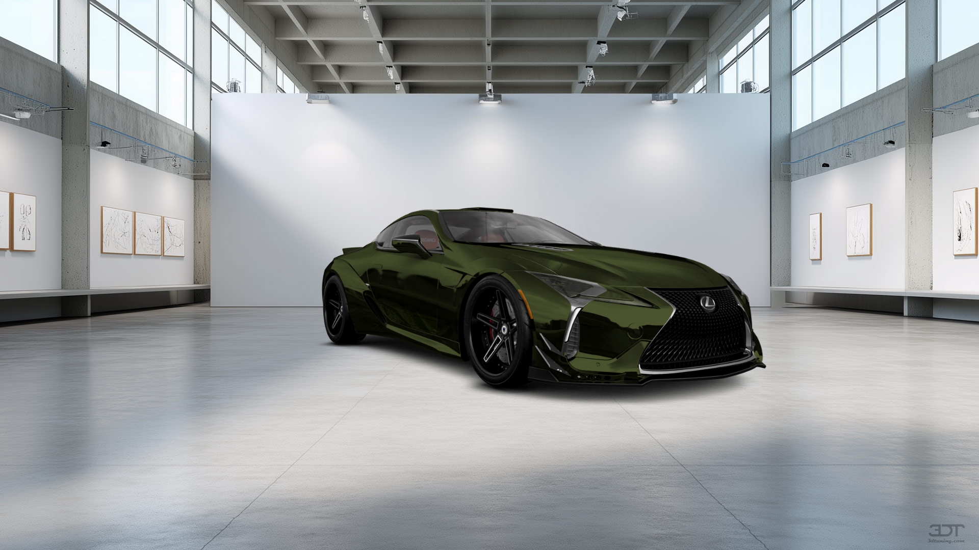 Lexus LC500 2 door fastback coupe 2017 tuning