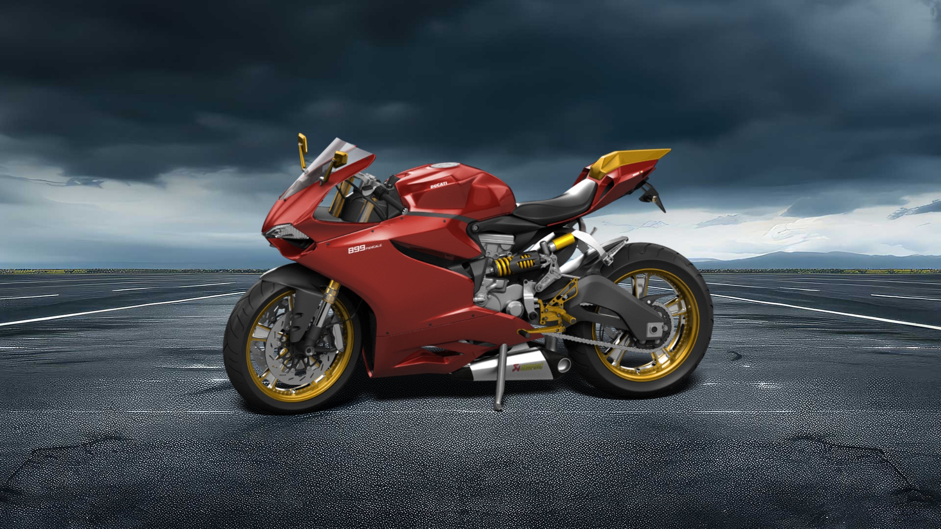 Ducati 899 Panigale Sport Bike 2015