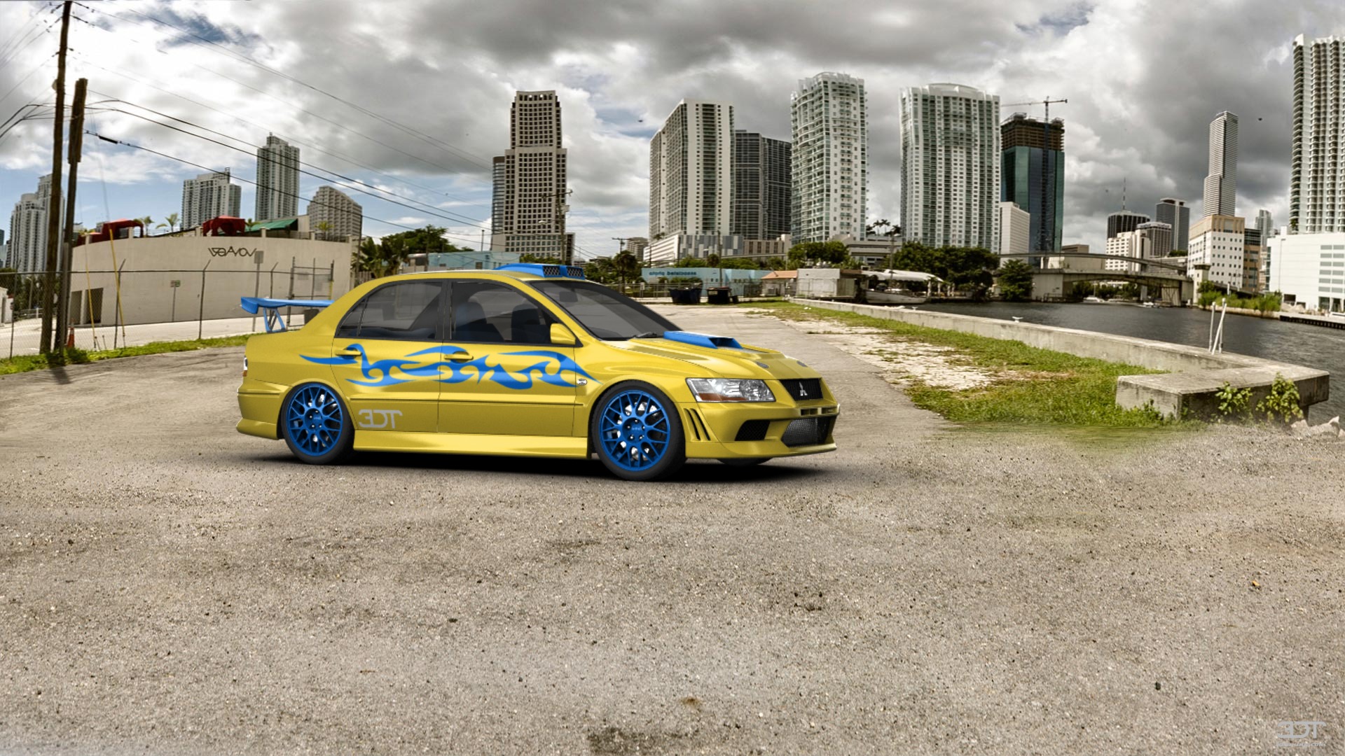 Mitsubishi Lancer Evo VII sedan 2001 tuning