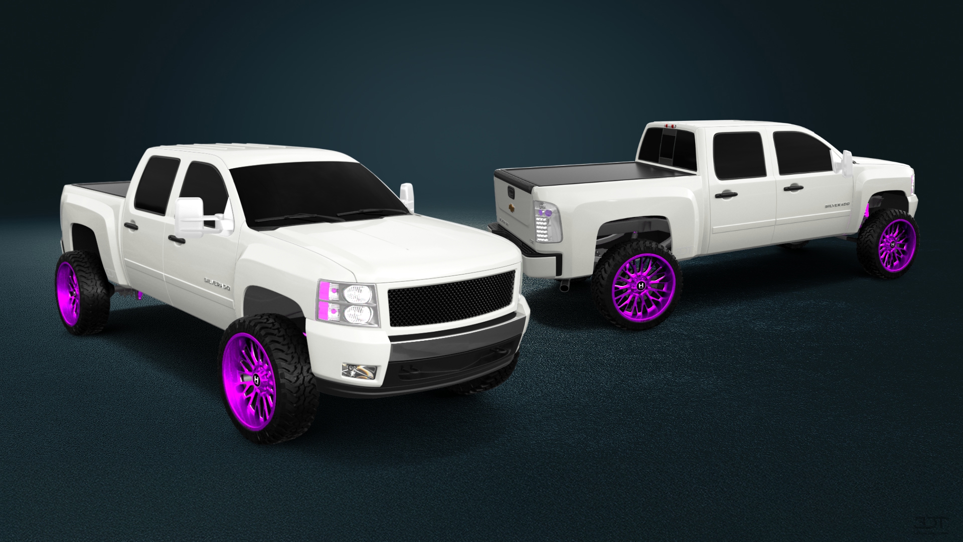 Chevrolet Silverado 1500 Crew Cab 4 Door pickup truck 2007 tuning