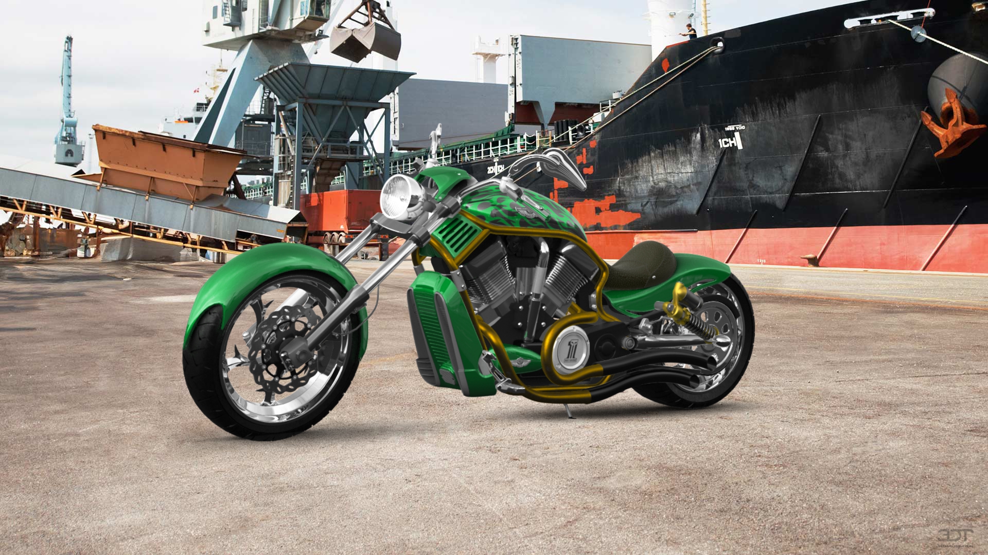 Harley-Davidson Custom Chopper Cruiser 2011