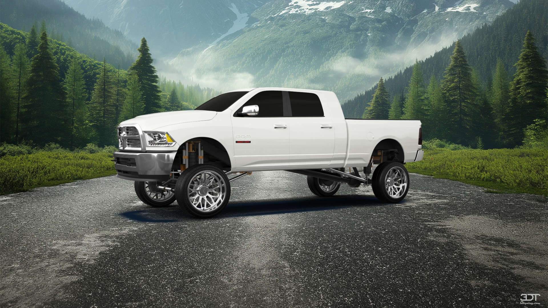 Dodge Ram 2500 Mega Cab 6.4 ft box 4 Door pickup truck 2010