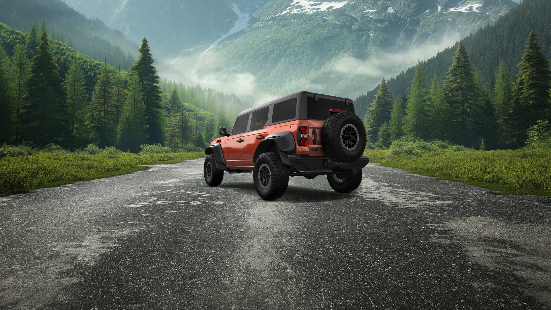 Ford Bronco Raptor 4 Door pickup truck 2022 Images