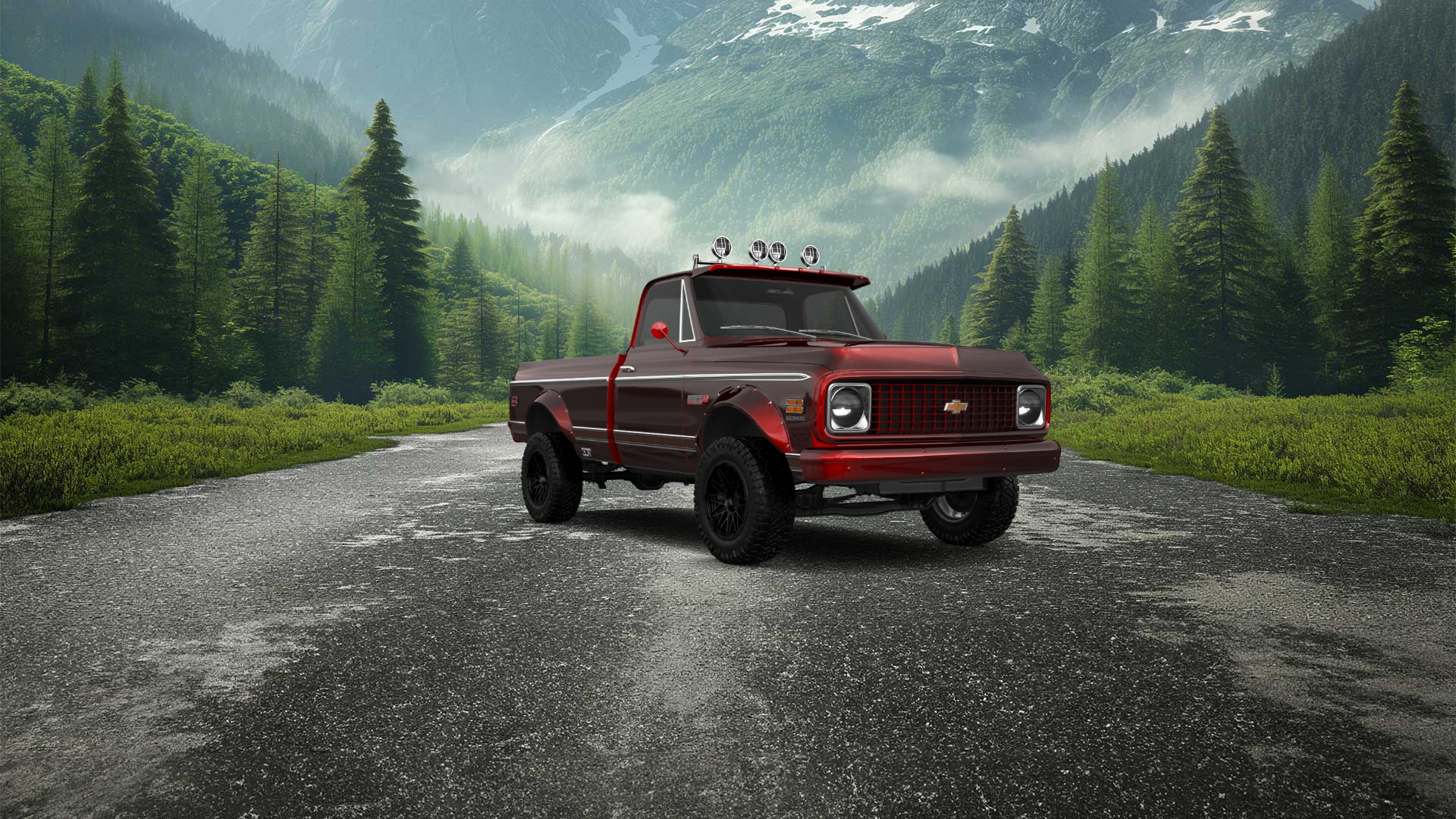 Chevrolet C-10 Cheyenne 2 Door pickup truck 1972
