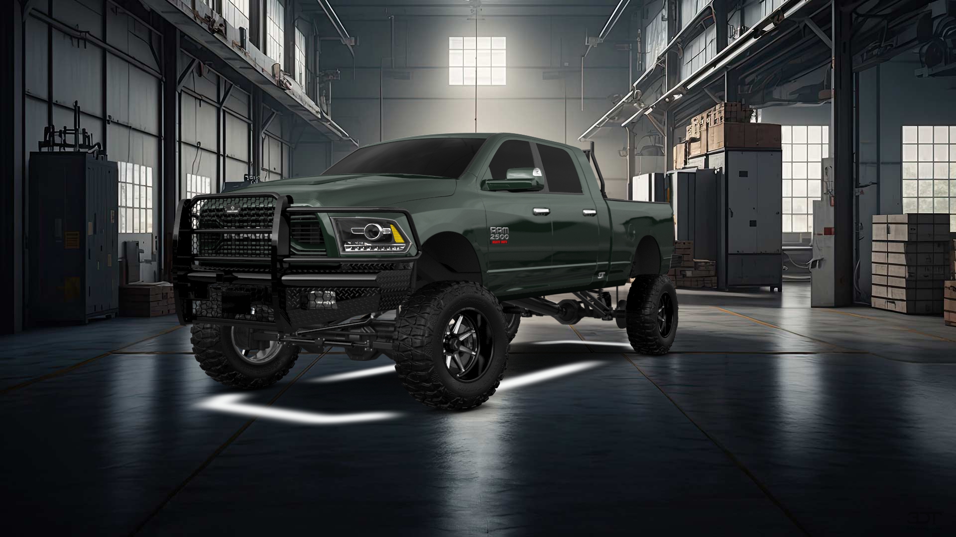 Dodge Ram 2500 Mega Cab 6.4 ft box 4 Door pickup truck 2010
