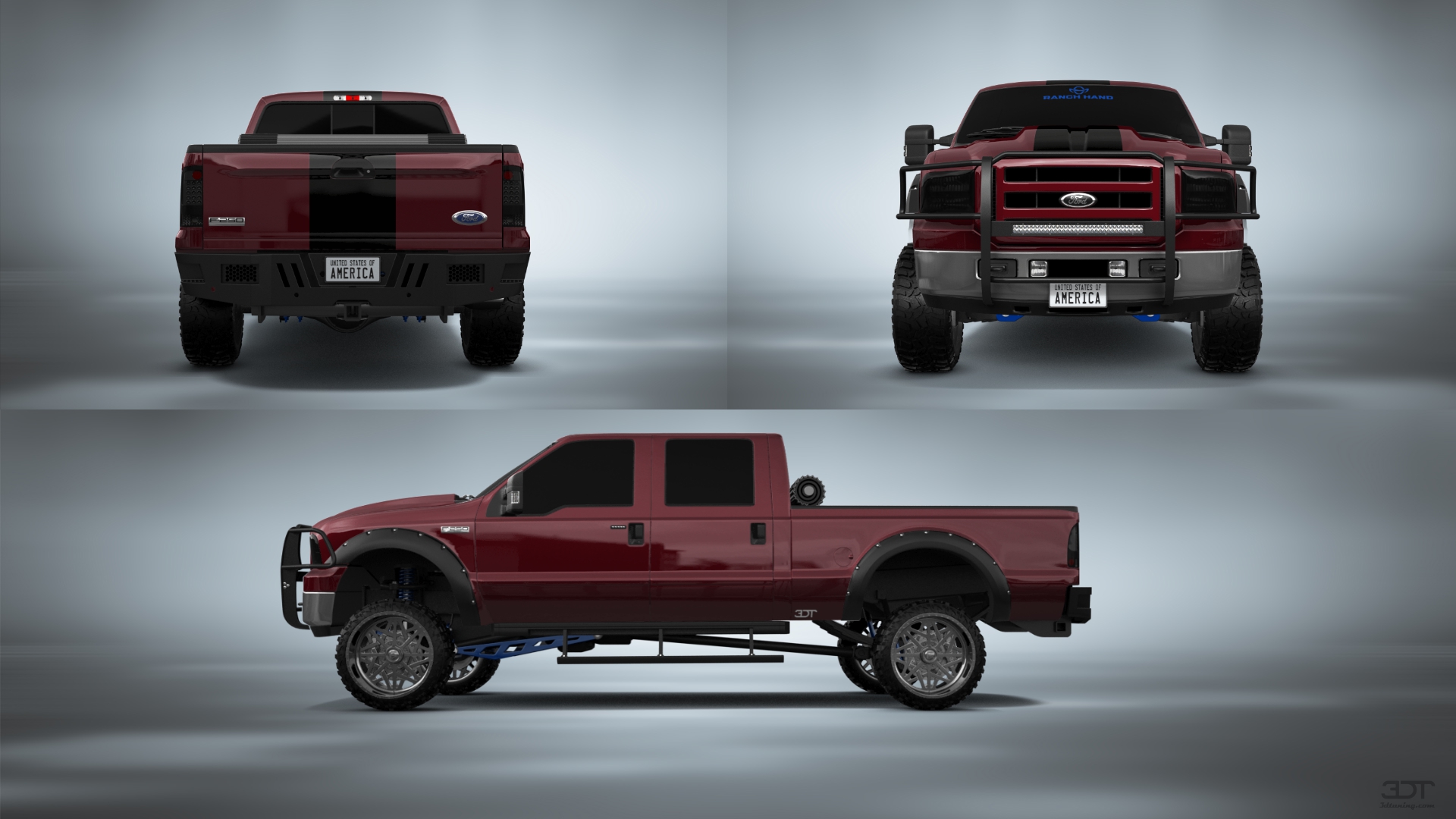 Ford F-250 Crew Cab 4 Door pickup truck 1999 tuning