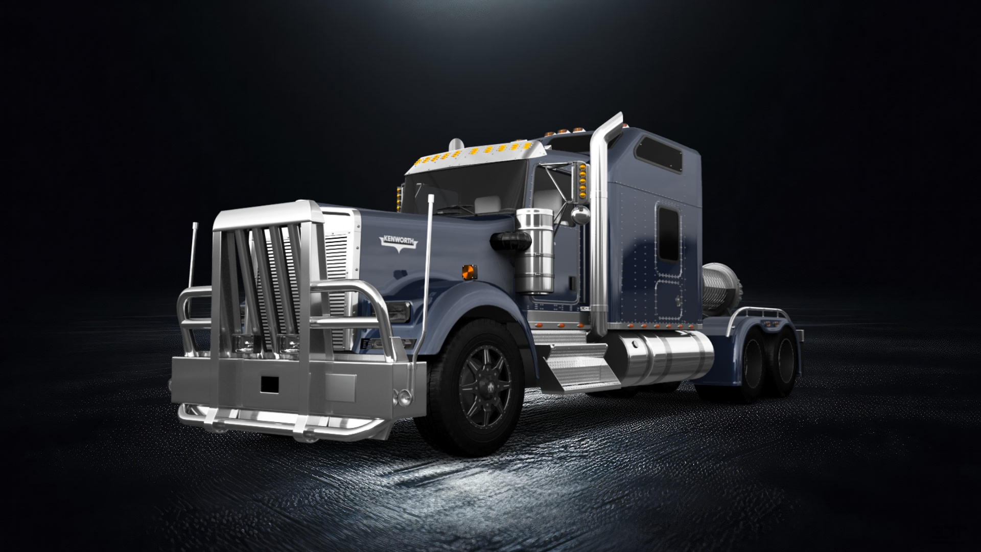 Kenworth W900 Sleeper Cab Truck 2015