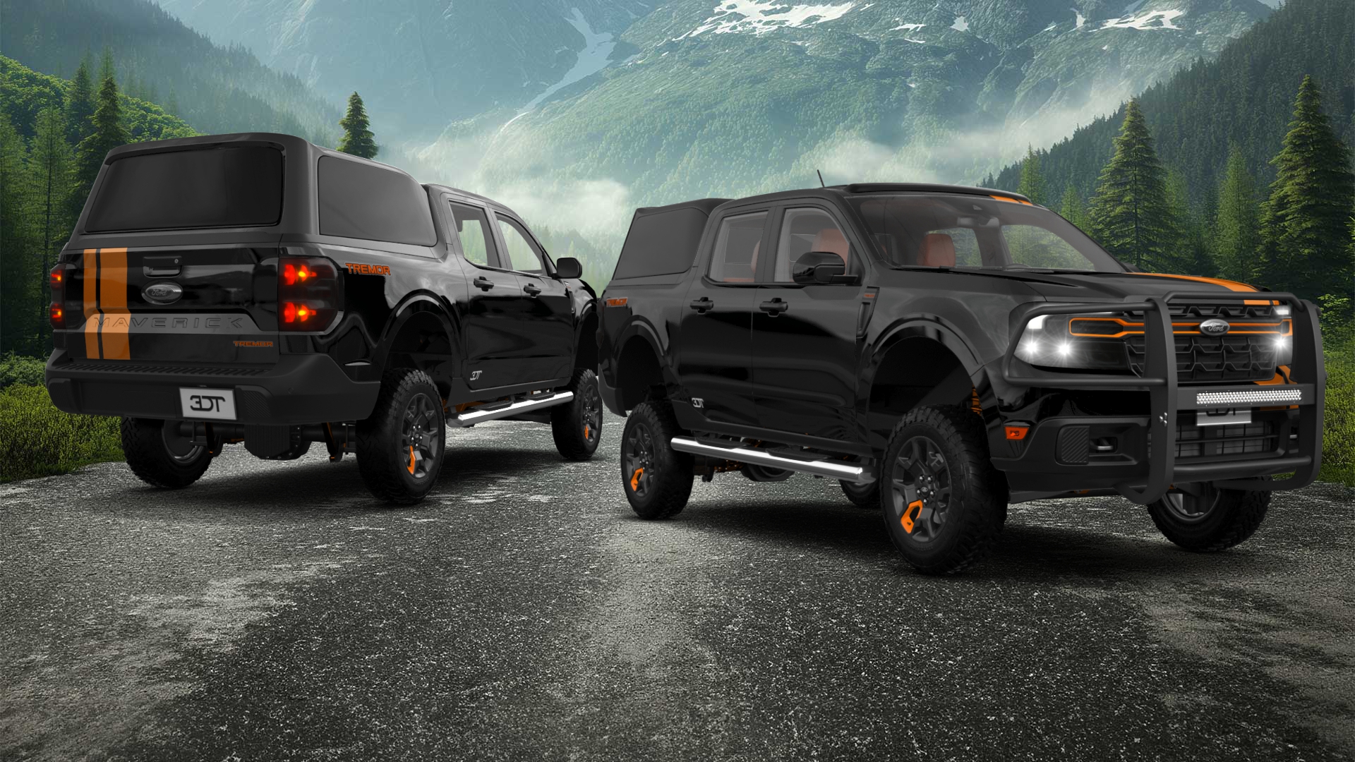 Ford Maverick 4 Door pickup truck 2022 tuning