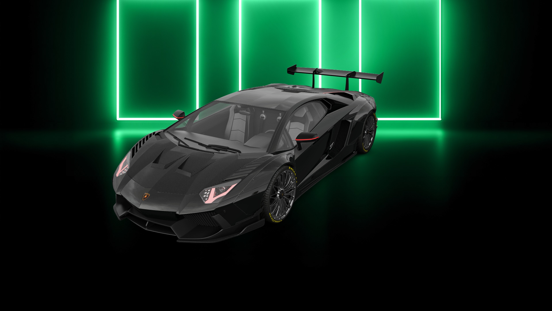 Lamborghini Aventador 2 Door Coupe 2012 tuning