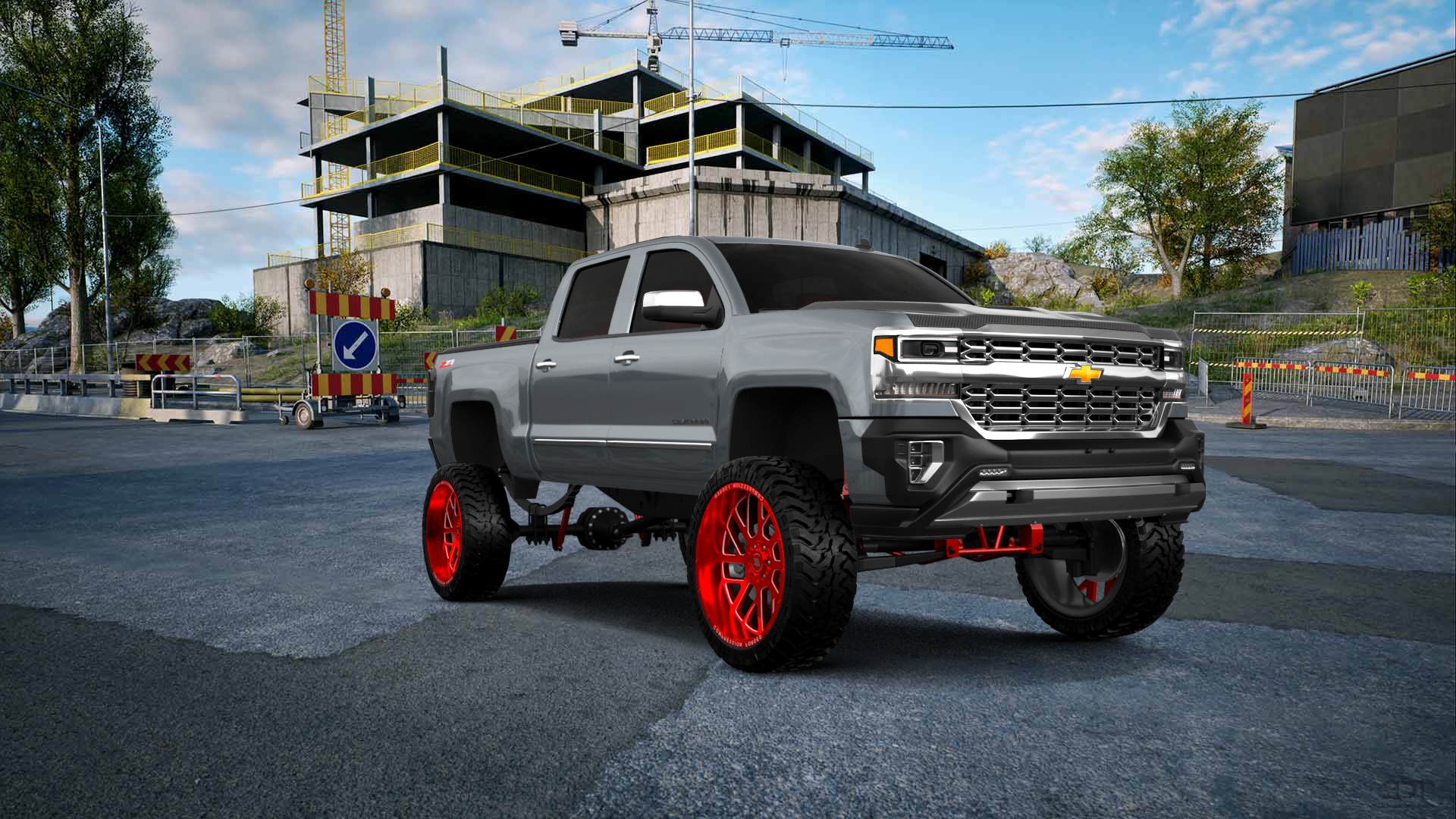 Chevrolet Silverado 1500 4 Door pickup truck 2016 tuning