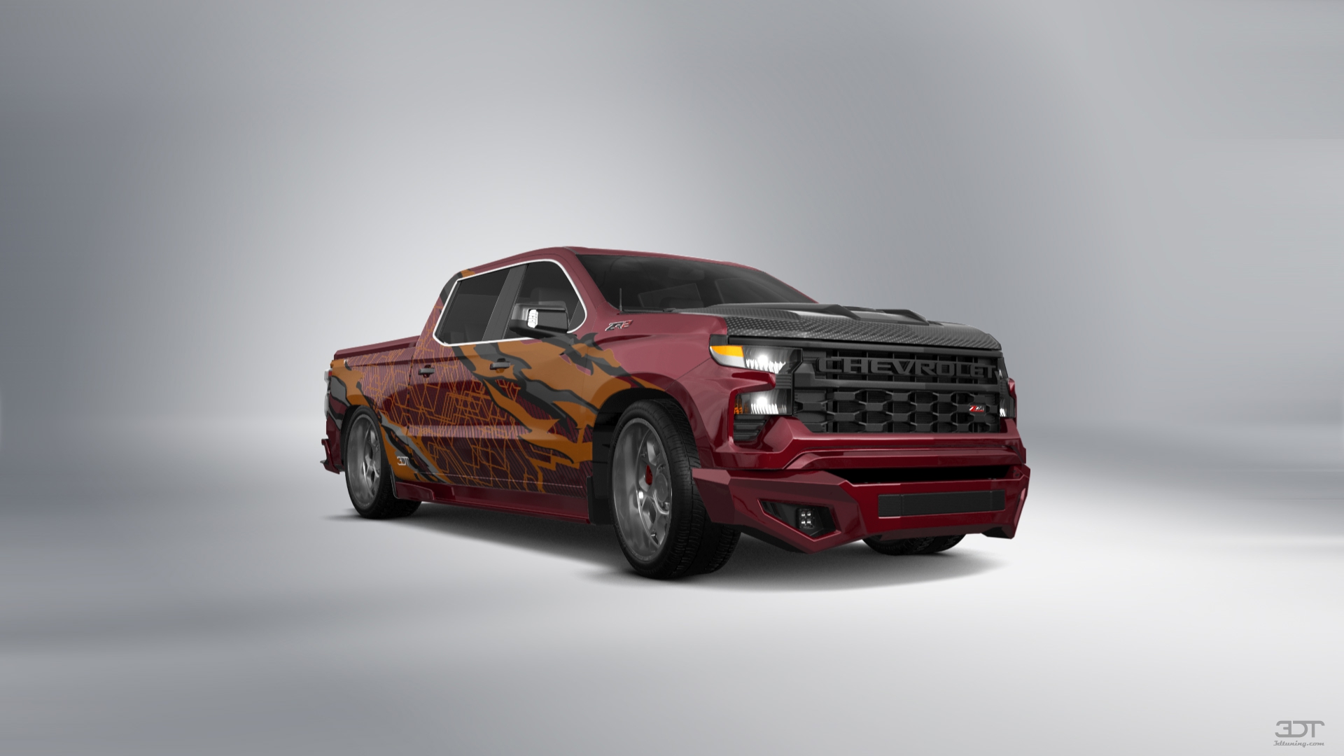 Chevrolet Silverado 1500 Crew Cab 5.8 ft box 4 Door pickup truck 2023 tuning