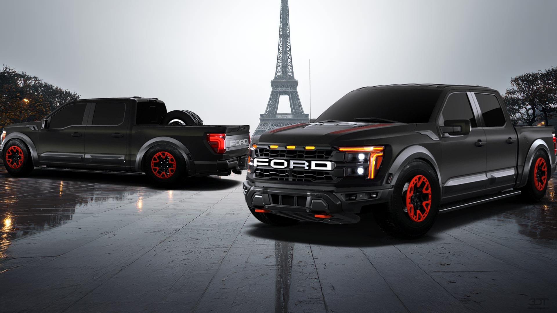 Ford F-150 Raptor 4 Door pickup truck 2024 tuning