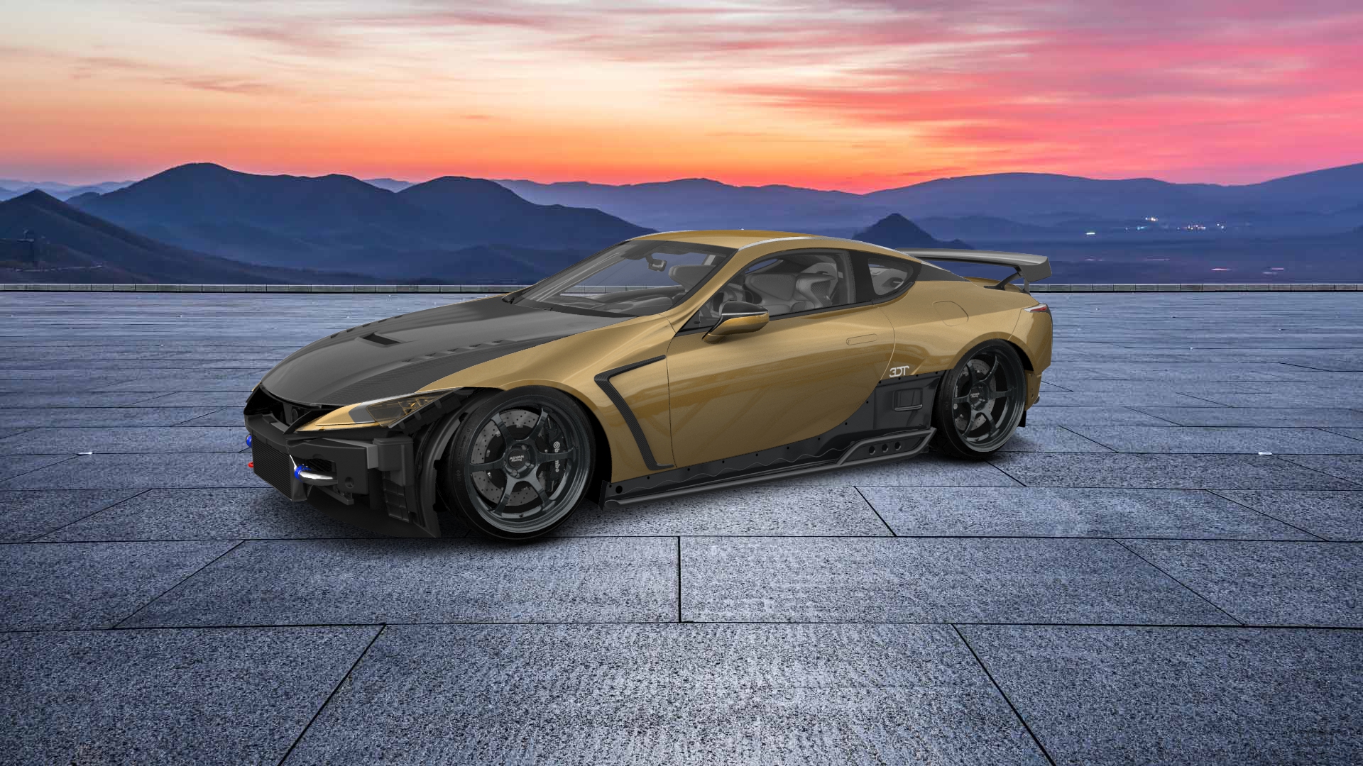 Lexus LC500 2 door fastback coupe 2017 tuning