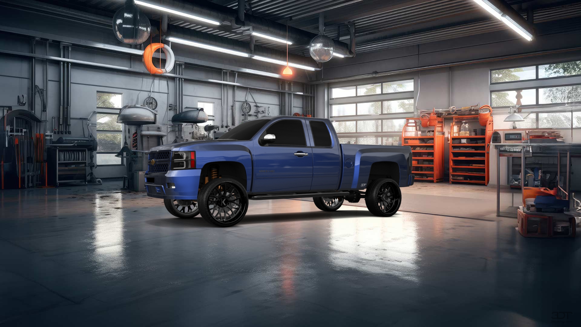 Chevrolet Silverado 2500 HD Extended Cab Pickup Truck 2007