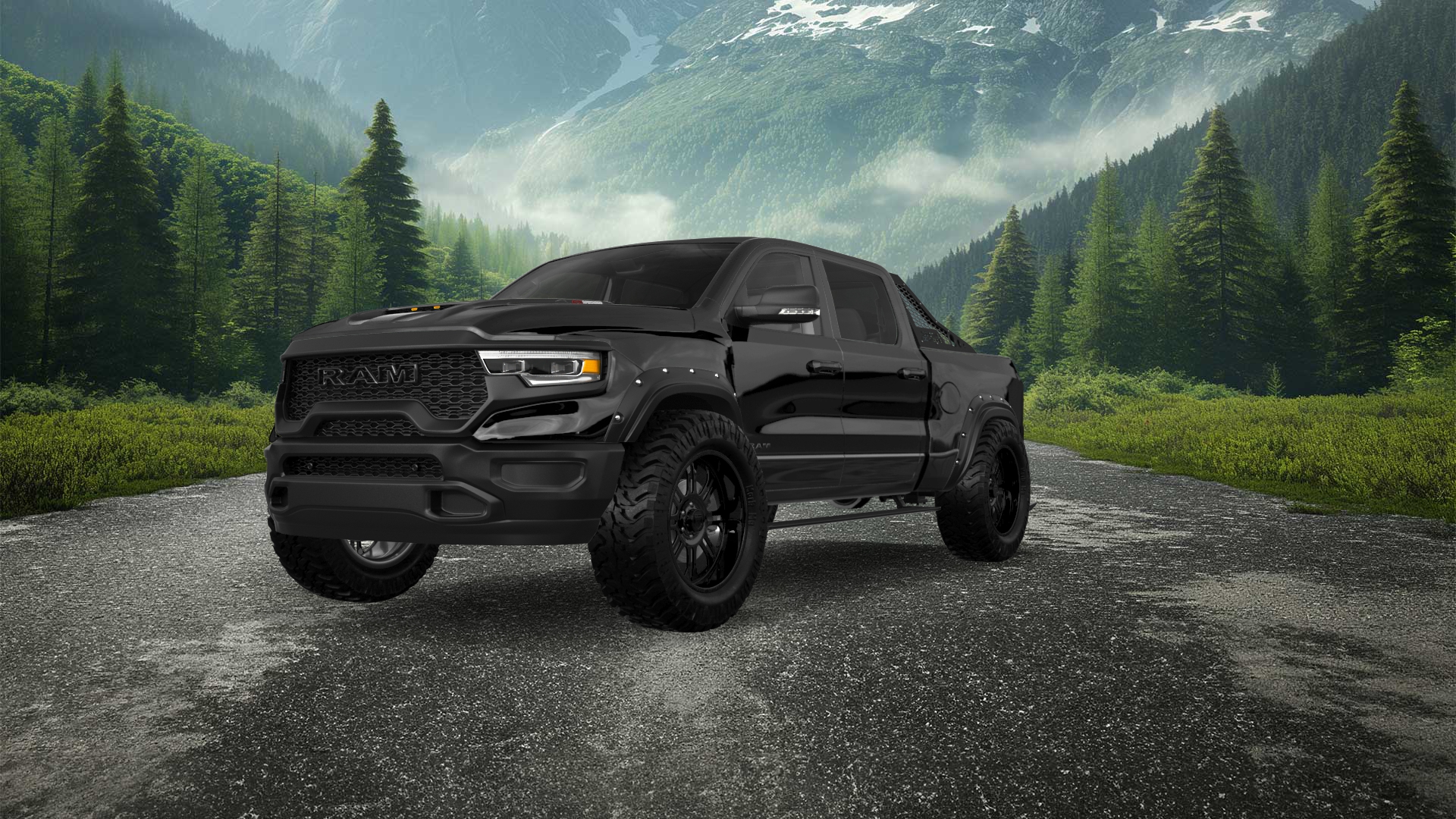 Dodge Ram 1500 TRX 4 Door pickup truck 2021