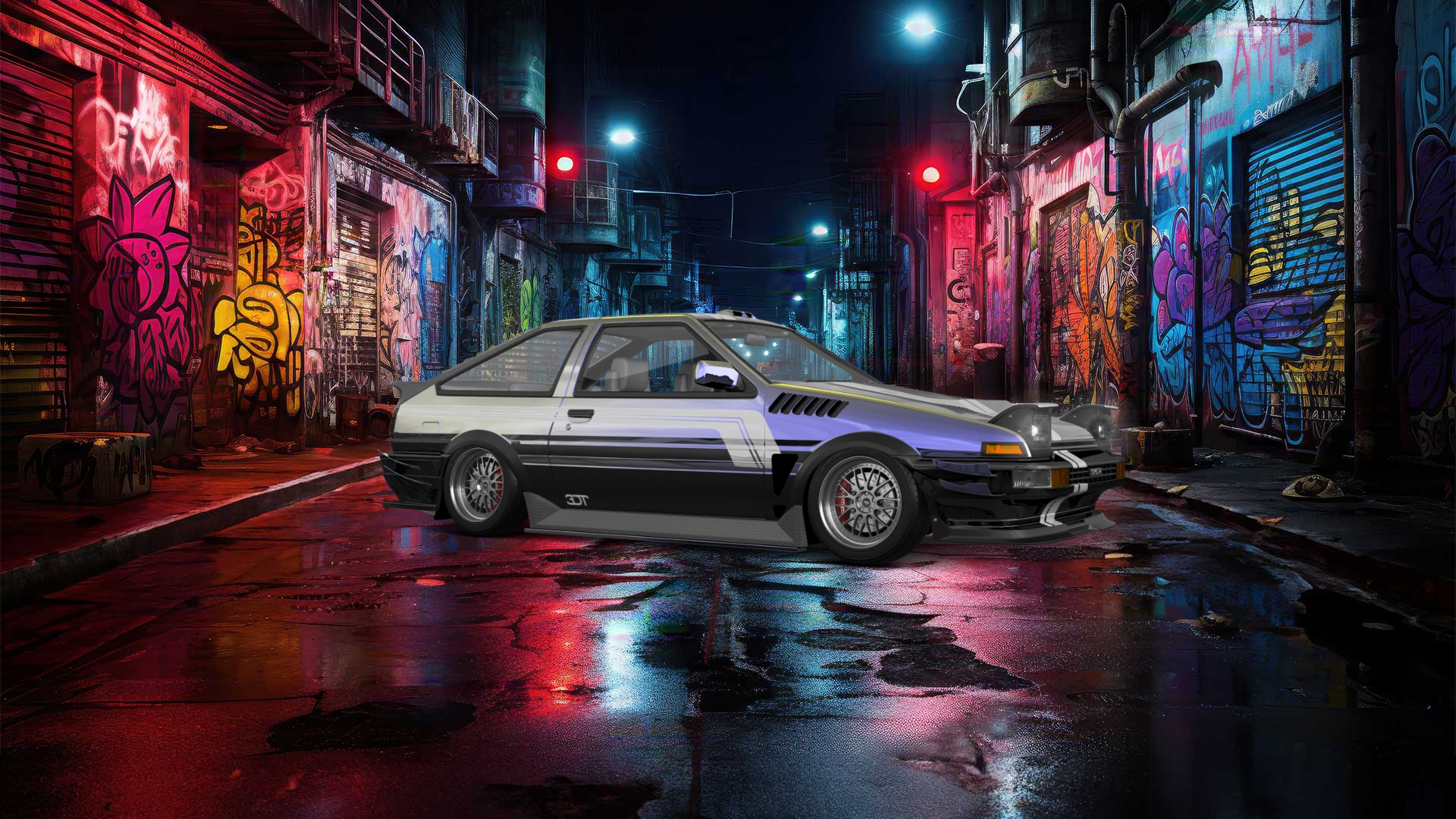 Toyota AE86 3 Door Hatchback 1985 tuning