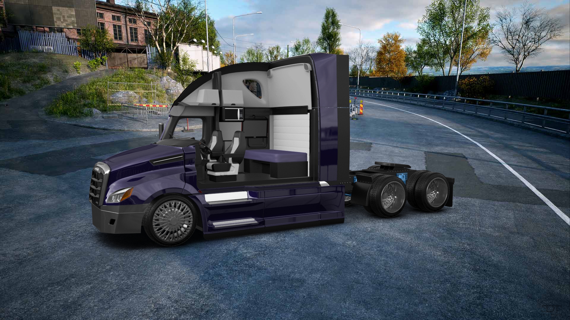 Freightliner Cascadia Sleeper Cab Truck 2018 tuning
