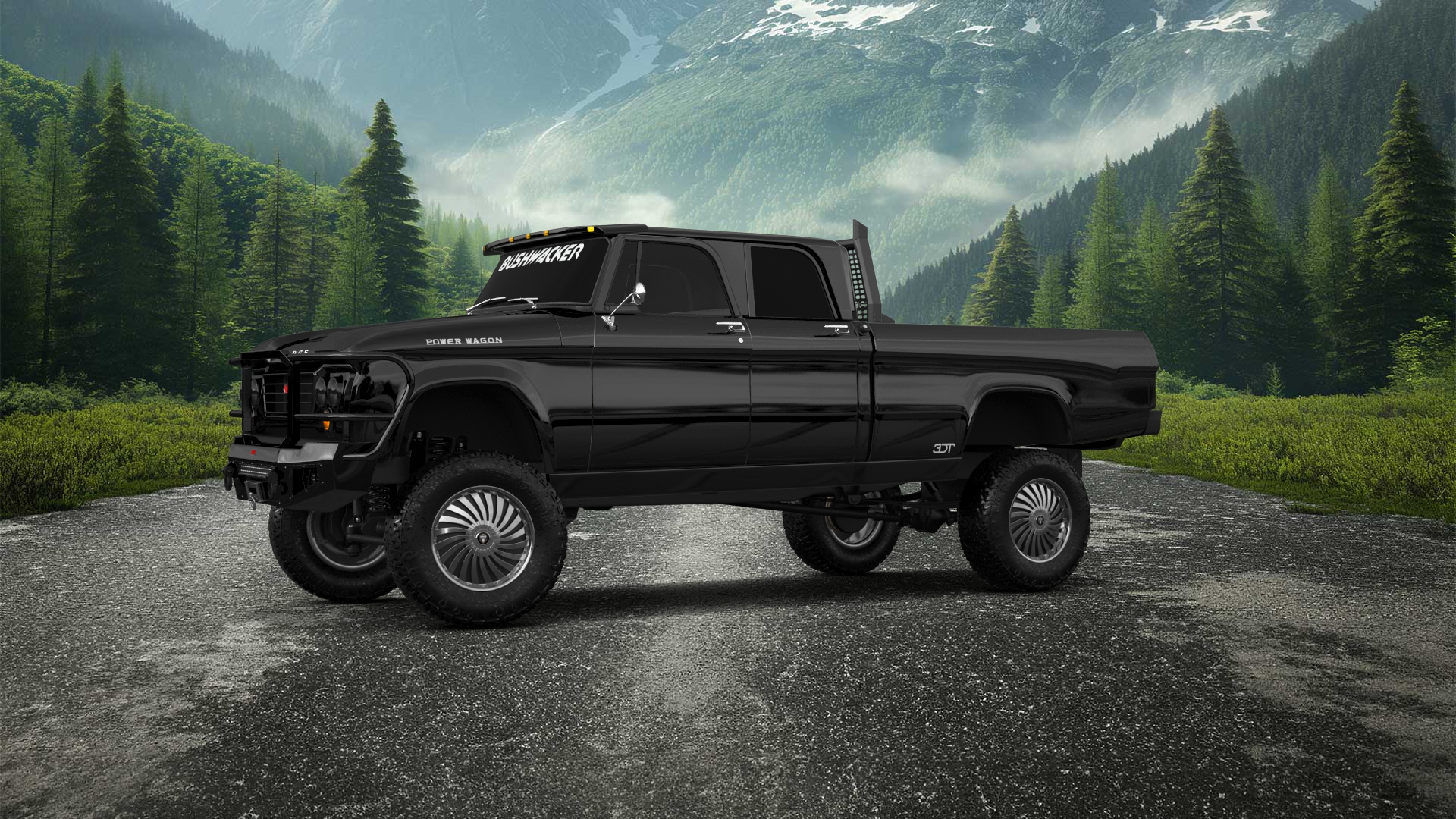 Dodge Power Wagon 4 Door pickup truck 1964