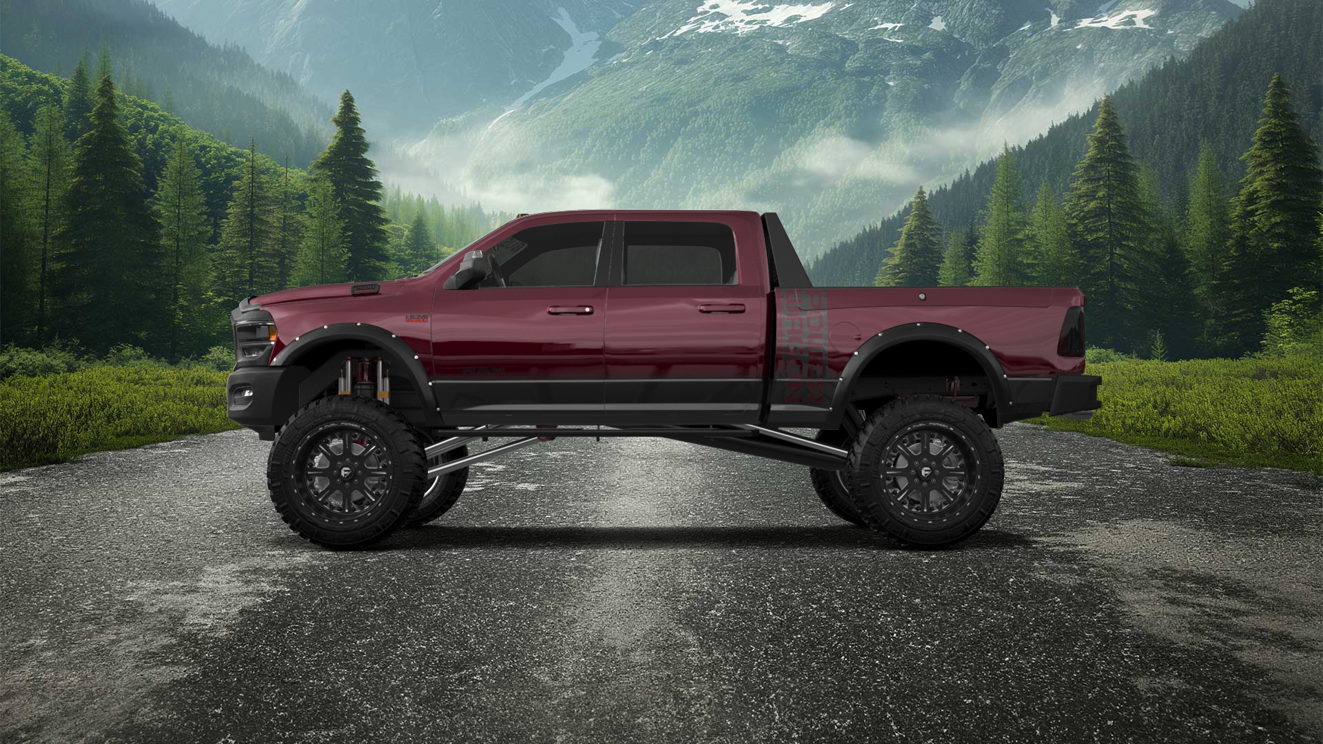 Dodge Ram 2500 4 Door pickup truck 2020 tuning