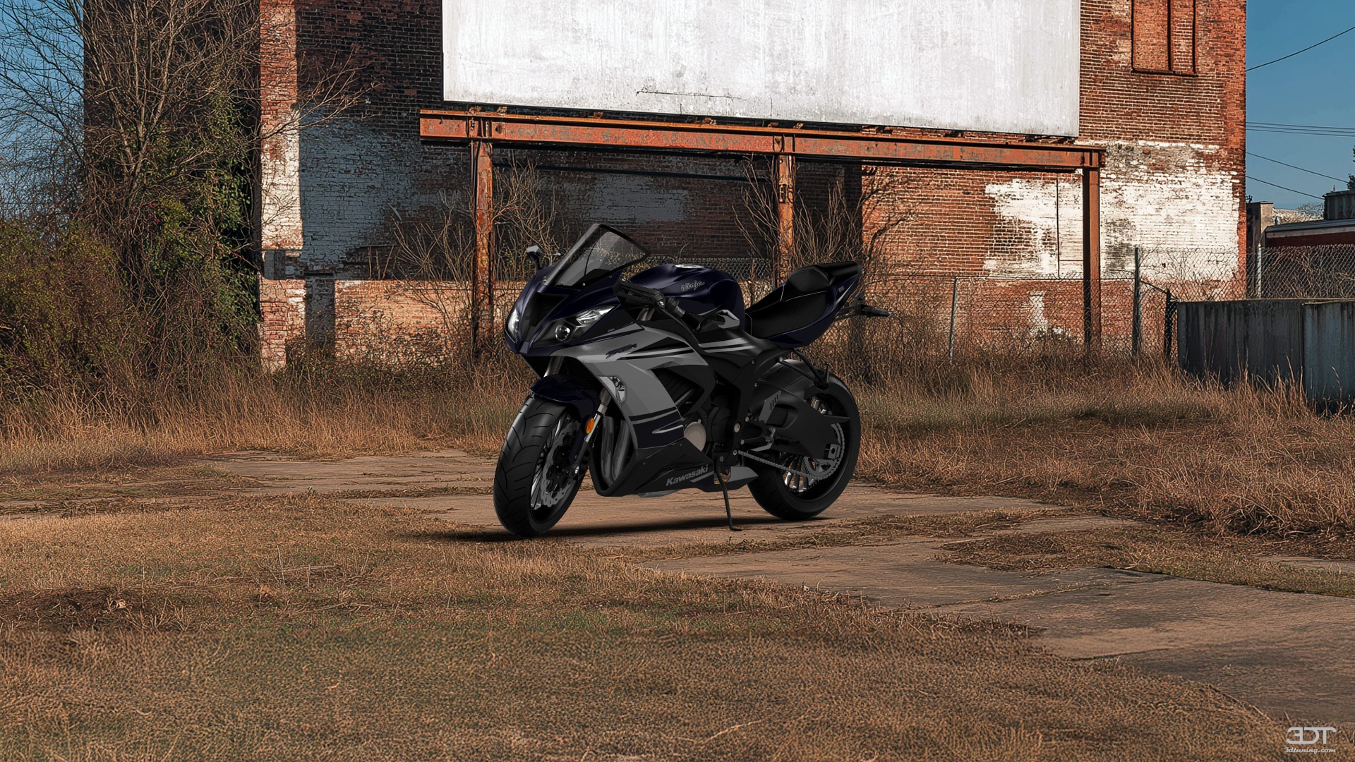 Kawasaki Ninja ZX 6R Sport Bike 2015 tuning