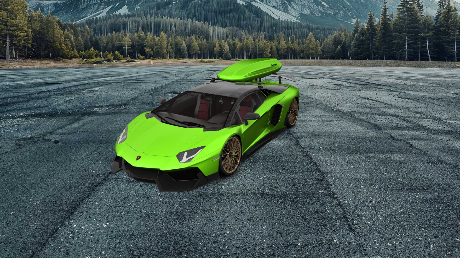 Lamborghini Aventador 2 Door Coupe 2012 tuning