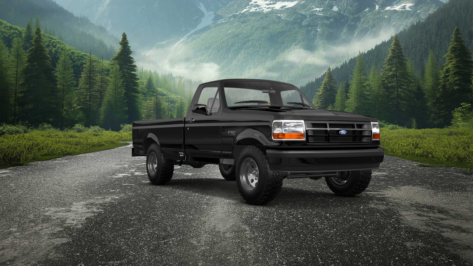 Ford F-150 Regular Cab 2 Door pickup truck 1992