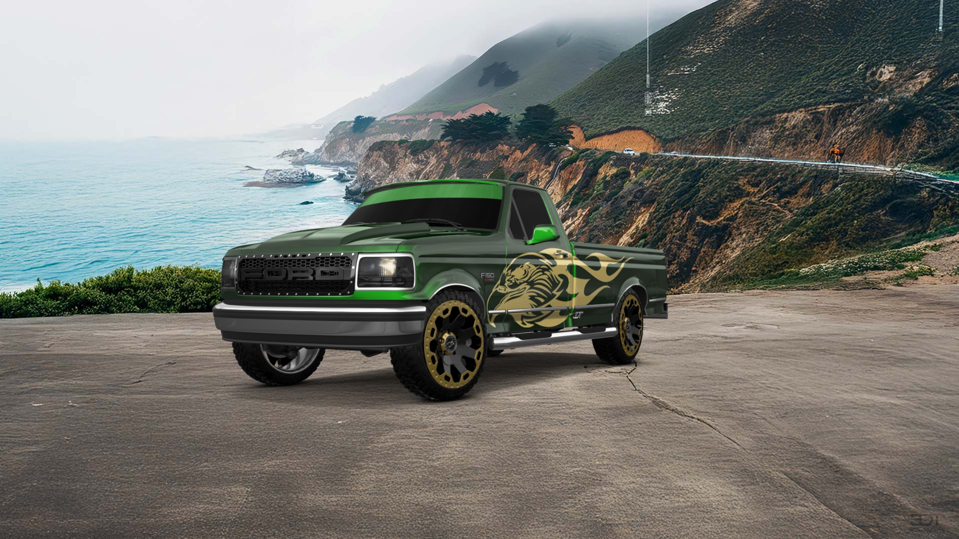 Ford F-150 Regular Cab 2 Door pickup truck 1992 tuning