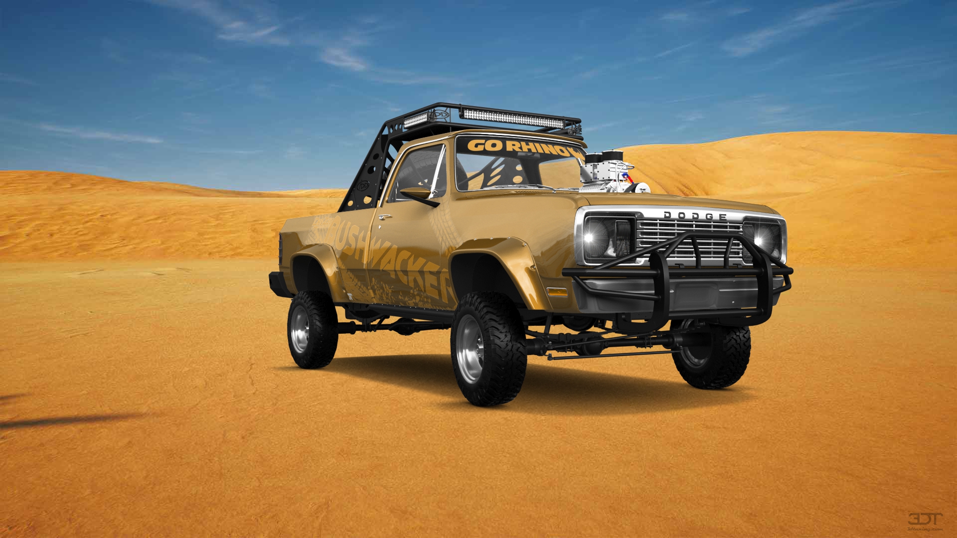 Dodge Power Wagon W200 2 Door pickup truck 1977 tuning