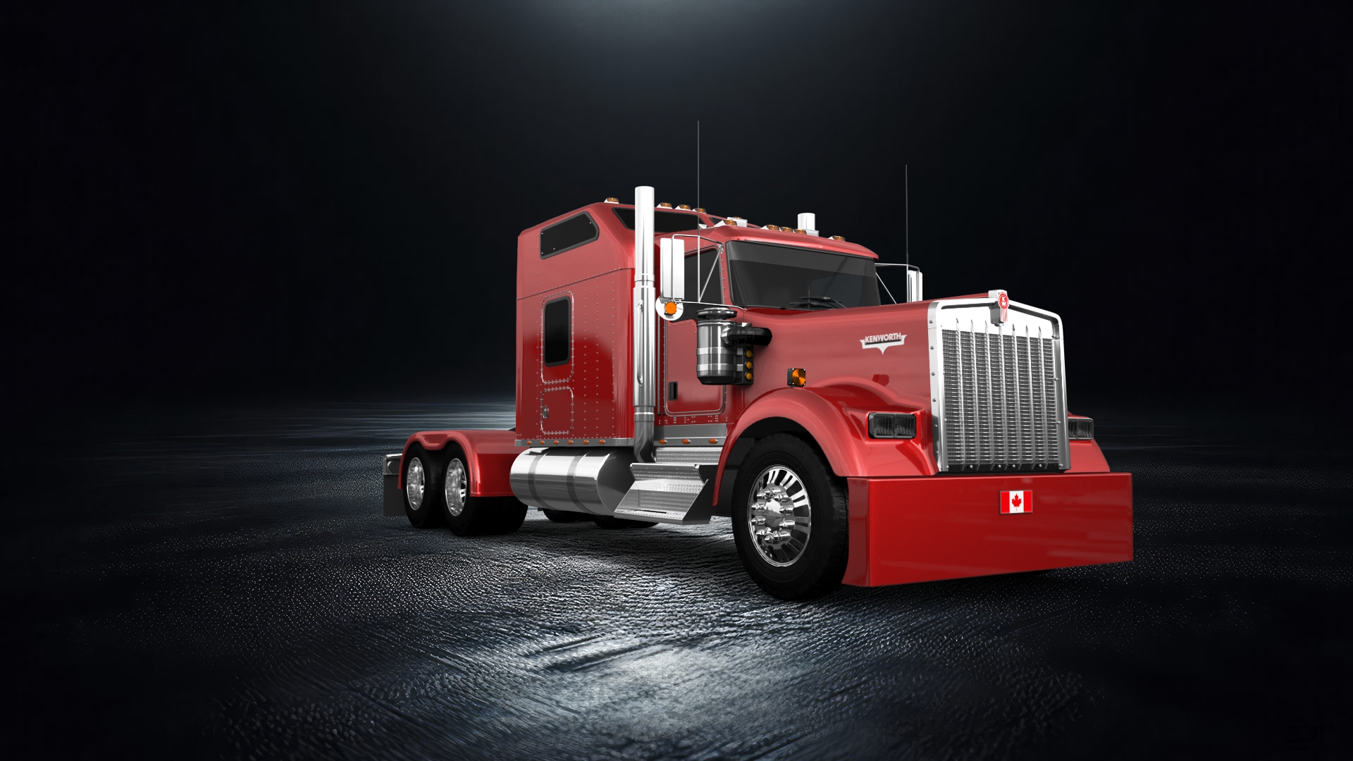 Kenworth W900 Sleeper Cab Truck 2015 tuning
