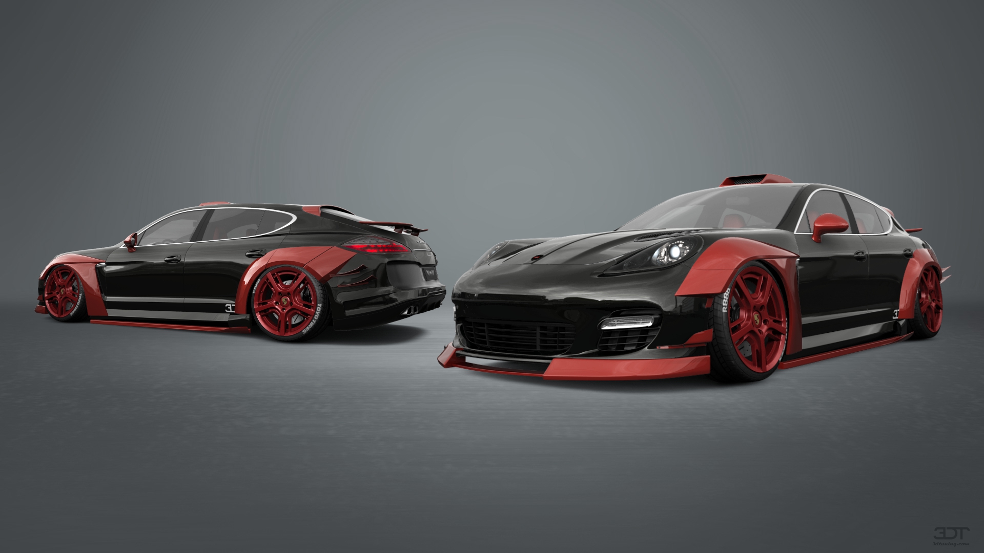 Porsche Panamera 4 door fastback saloon 2011 tuning