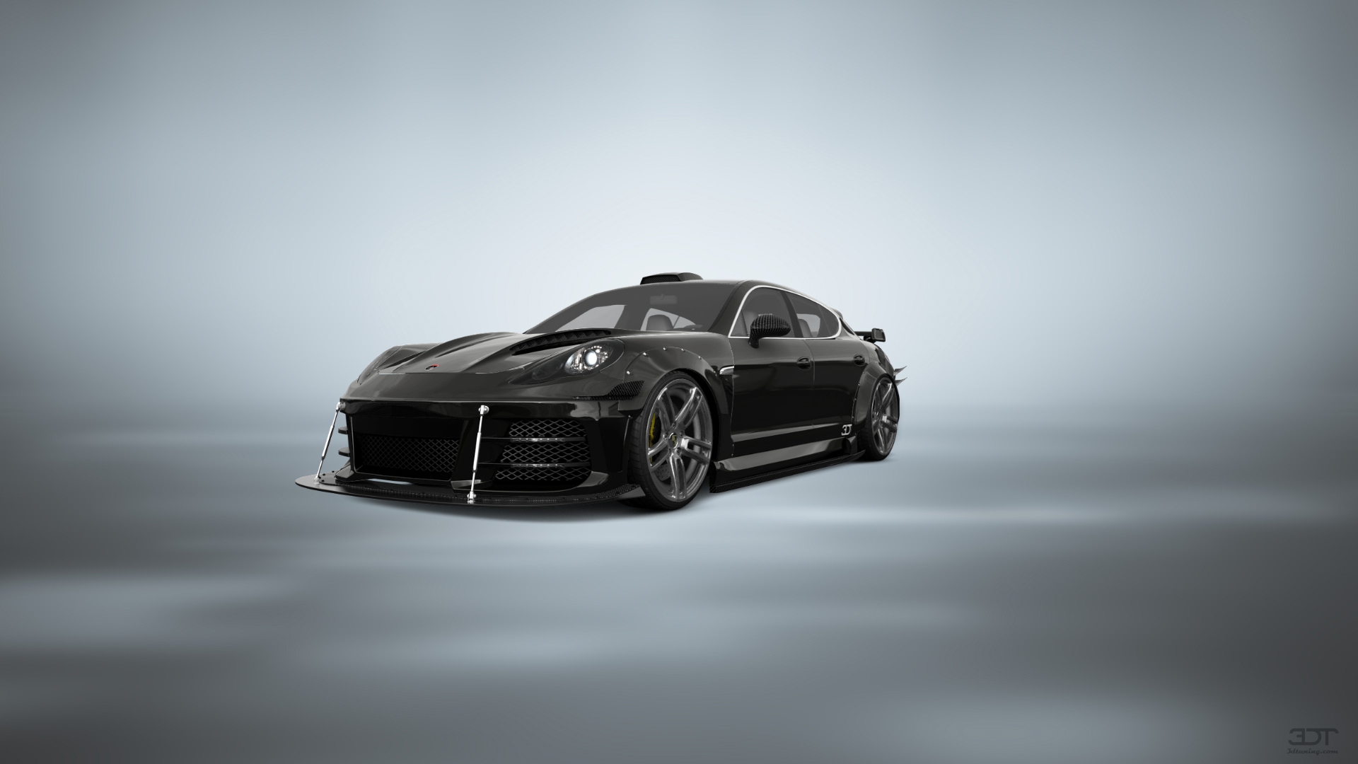 Porsche Panamera 4 door fastback saloon 2011 tuning