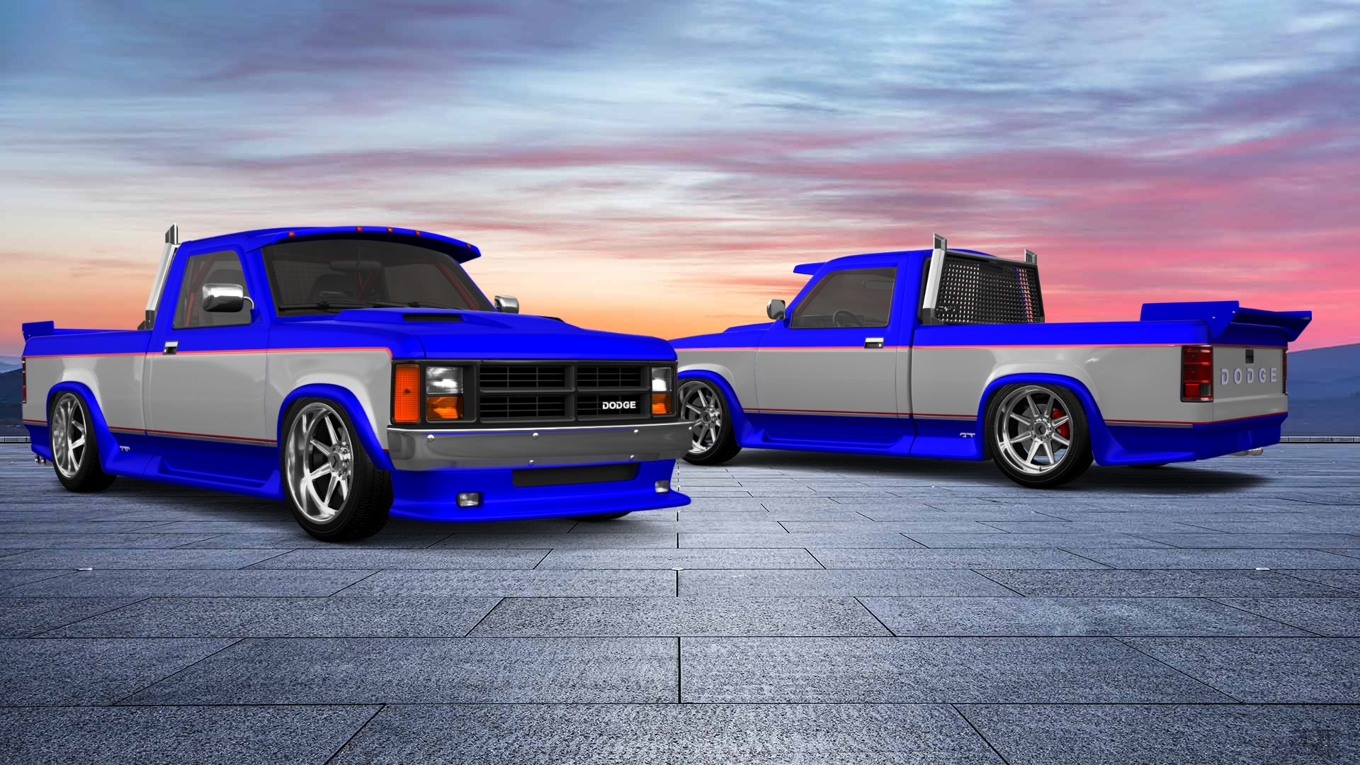 Dodge Dakota Regular Cab 2 Door pickup truck 1987 tuning