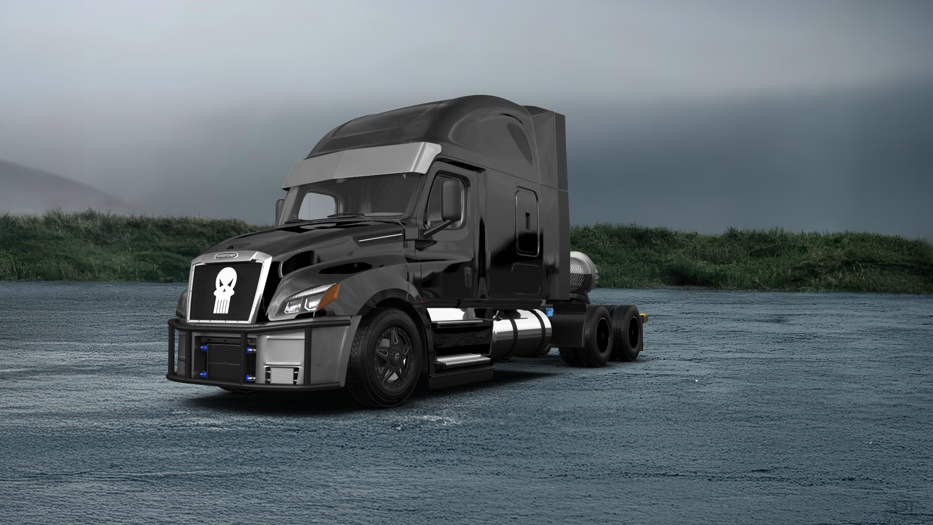 Freightliner Cascadia Sleeper Cab Truck 2018 tuning