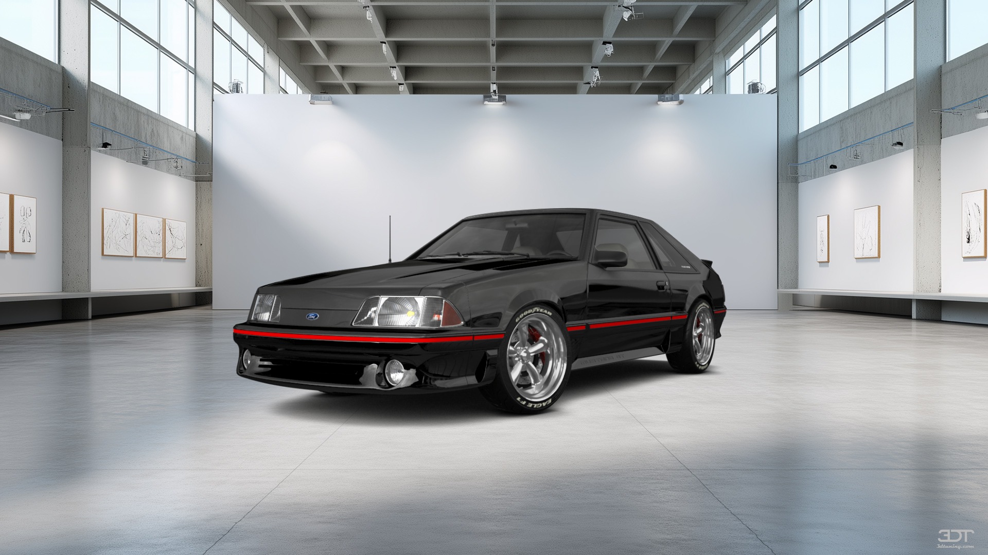 Ford Mustang 3 Door Hatchback 1988 tuning