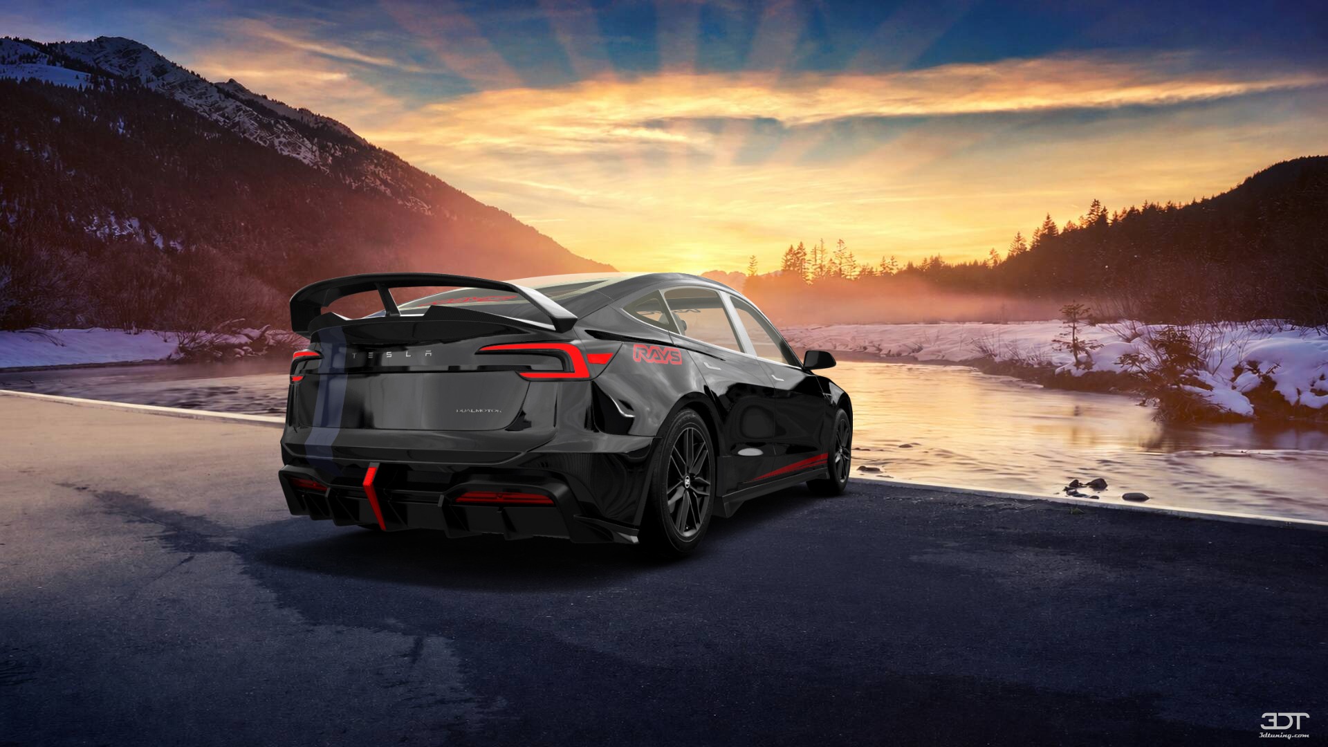 Tesla Model 3 4 Door Saloon 2023 tuning