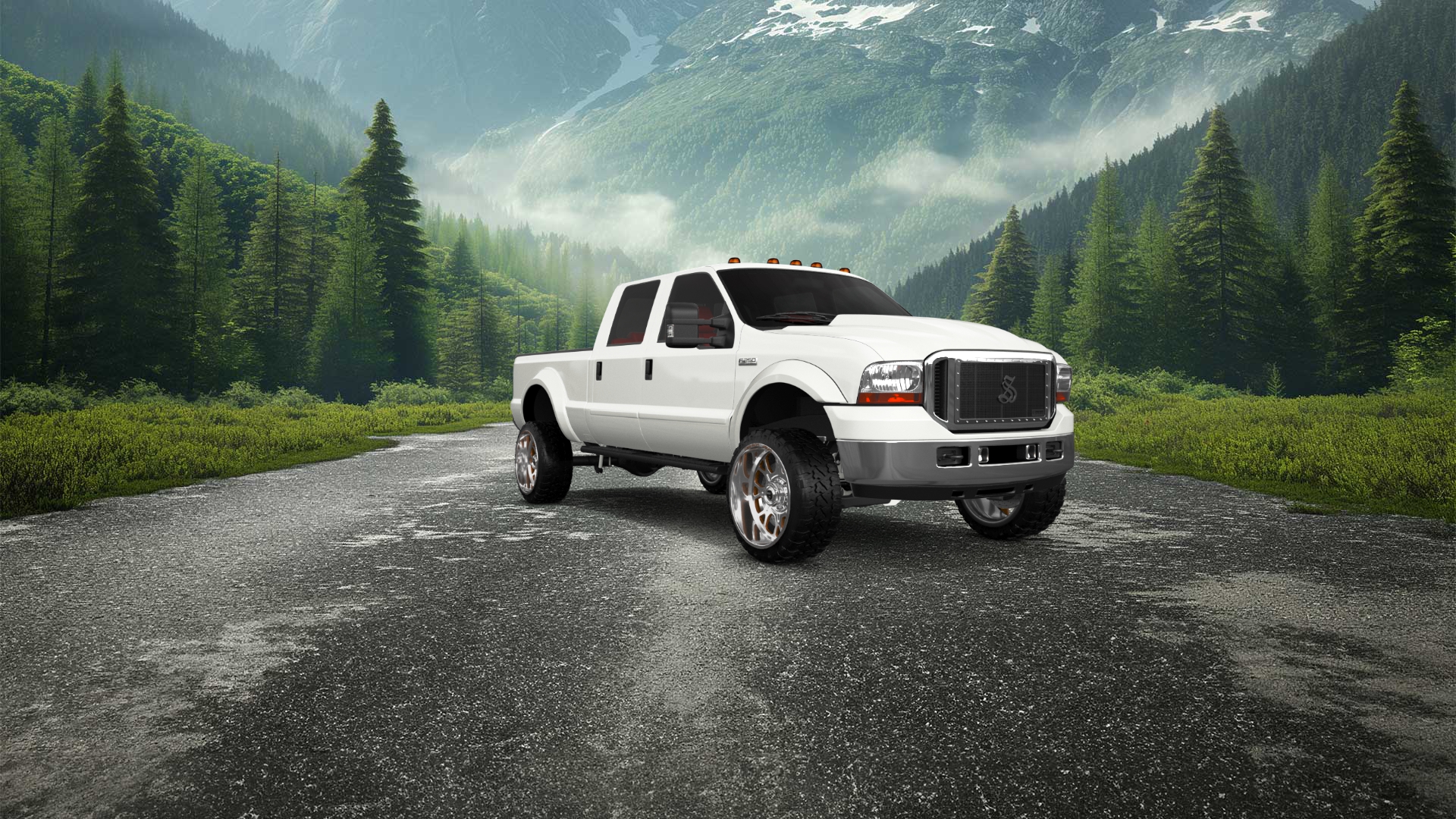 Ford F-250 Crew Cab 4 Door pickup truck 1999 tuning