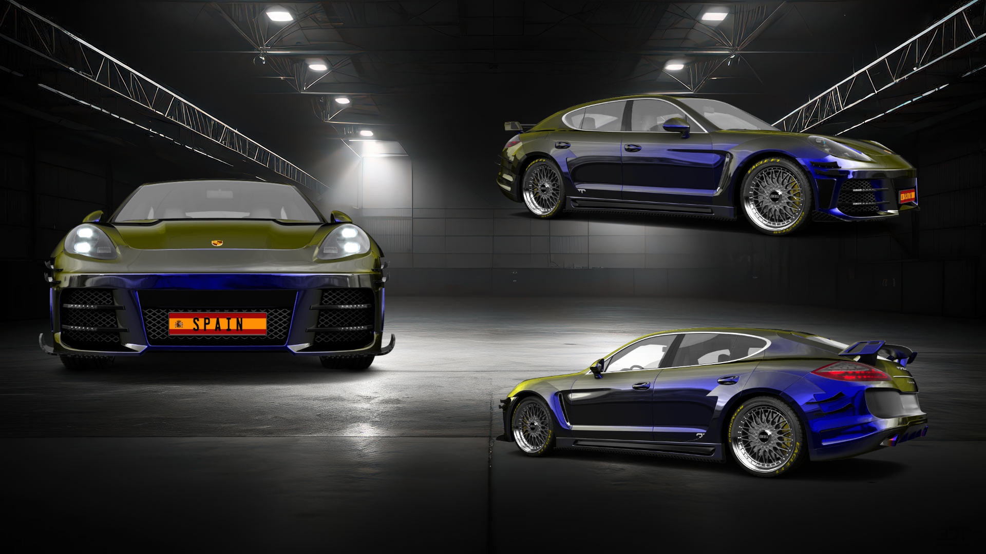 Porsche Panamera 4 door fastback saloon 2011 Images