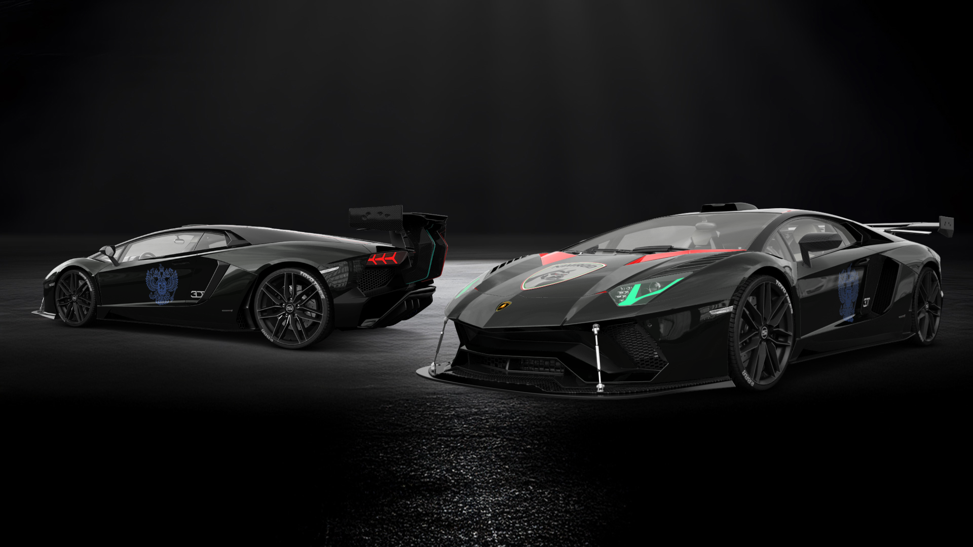 Lamborghini Aventador 2 Door Coupe 2012 tuning