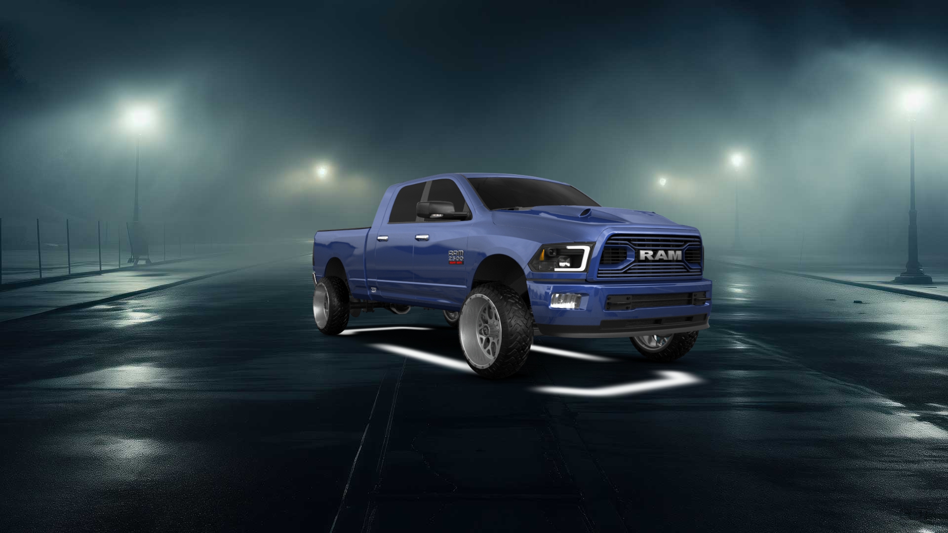 Dodge Ram 2500 Mega Cab 6.4 ft box 4 Door pickup truck 2010