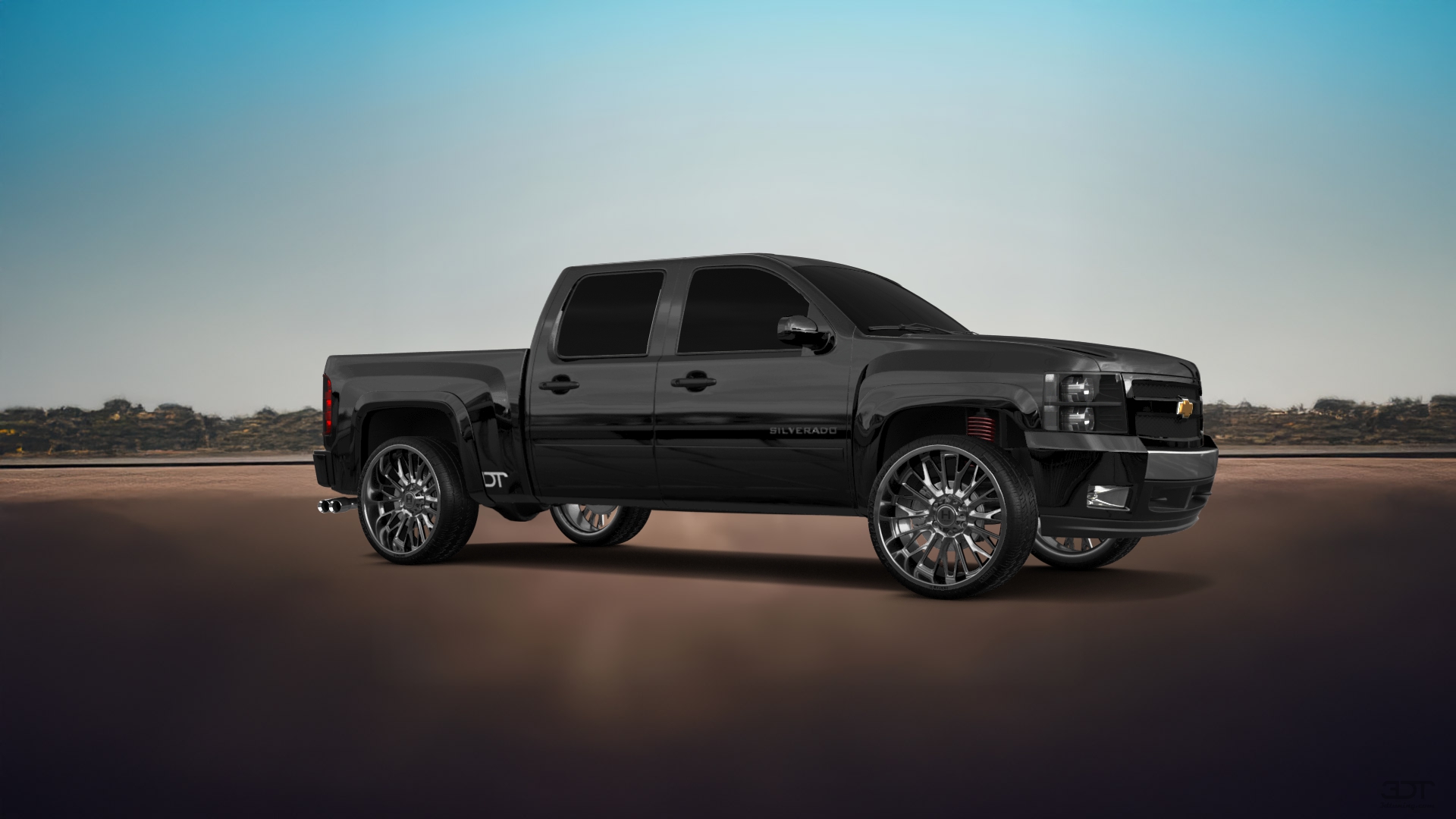 Chevrolet Silverado 1500 Crew Cab 4 Door pickup truck 2007 tuning